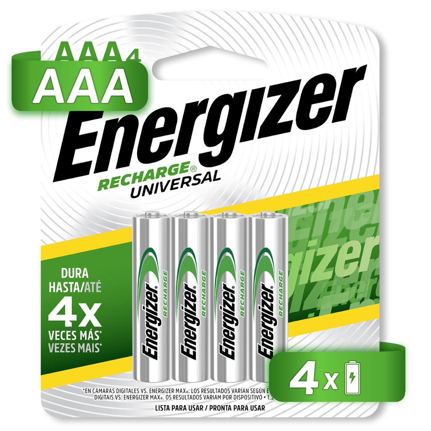 Pilas Recargables Energizer Aaa 700 Mah Blister 4 Unidades — imagen 1
