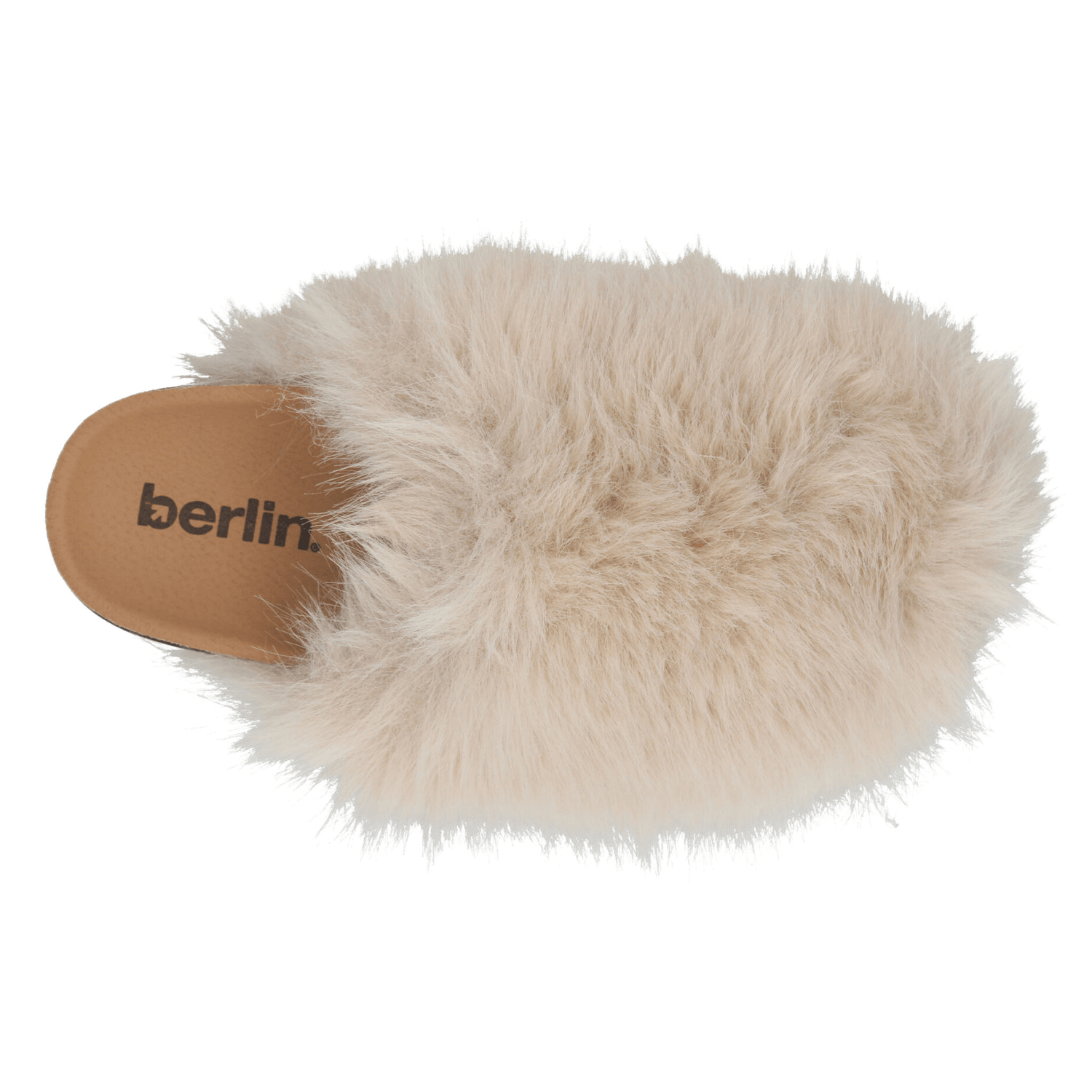 Zapato Berlin Dama Casual Peluche Slip On Cómodo Beige Mujer — imagen 8