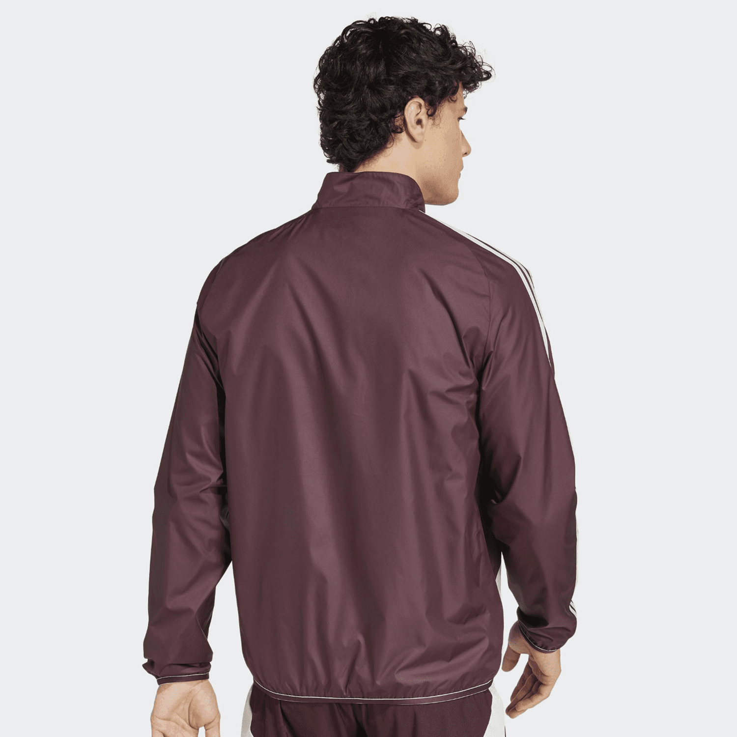 Chamarra Adidas Blanco Guinda Deportivo Unisex — image 3