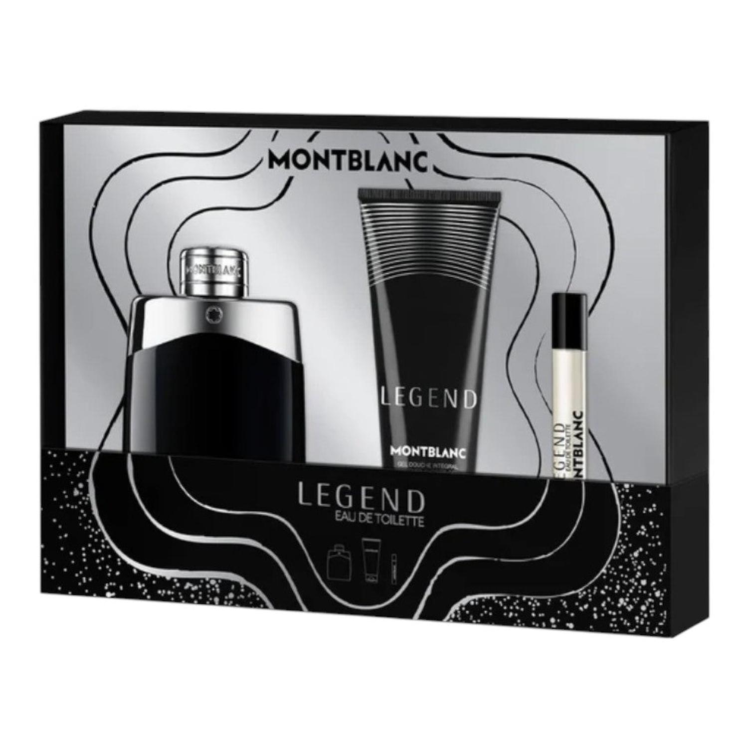 MONTBLANC SET LEGEND 100 ML+7.5 ML+SHOWER GEL 100 ML 3 PIEZAS — imagen 3