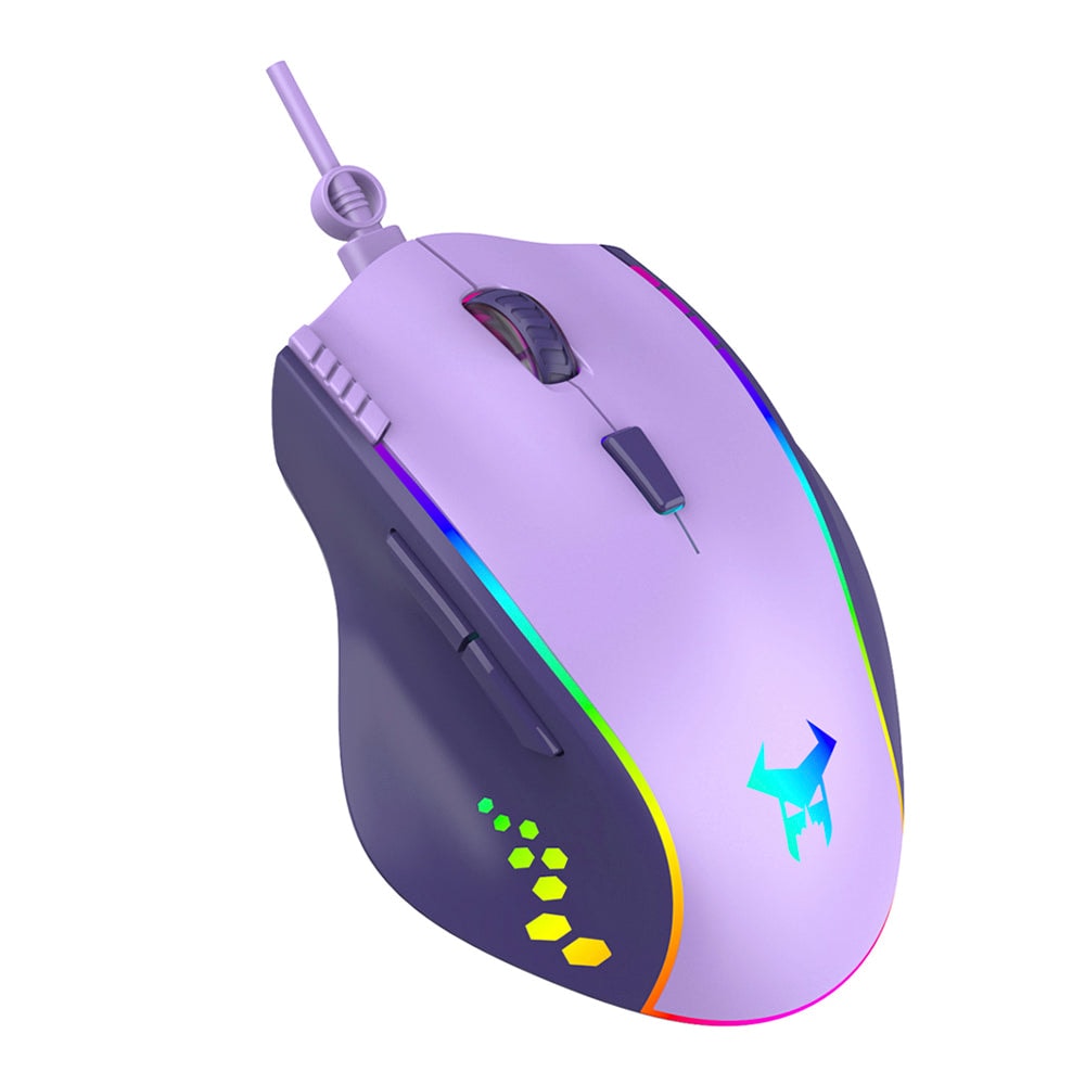 Mouse Gamer STF Beast Abysmal Arsenal Prime Óptico gaming para computadora Lila — imagen 5