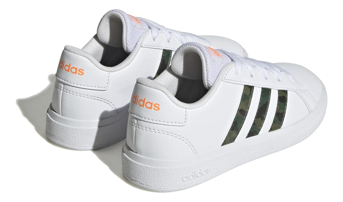 Tenis adidas Grand Court 2.0 Niño Casual Blanco Infantil T22-26 — imagen 11