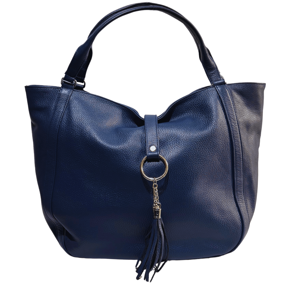 Bolsa Grande Aracely Piel Ternera Negra — imagen 13