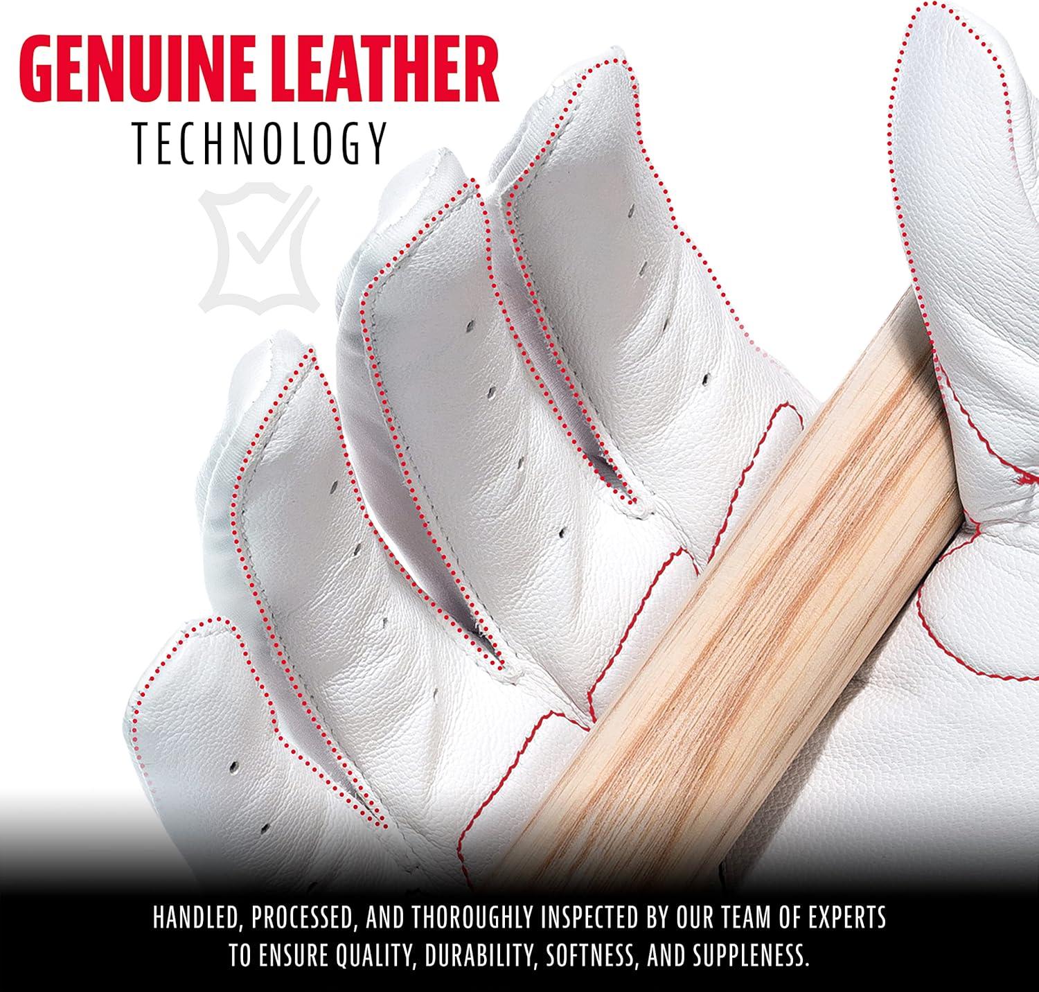Guanteletas Beisbol Franklin Shok Sorb Talla S Rojo Blanco — imagen 2