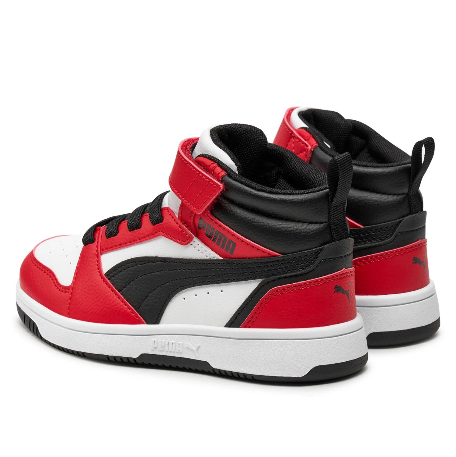 Tenis Puma Rebound V6 MID PS para Niños 17 A 21.5. 393832-03 — imagen 6