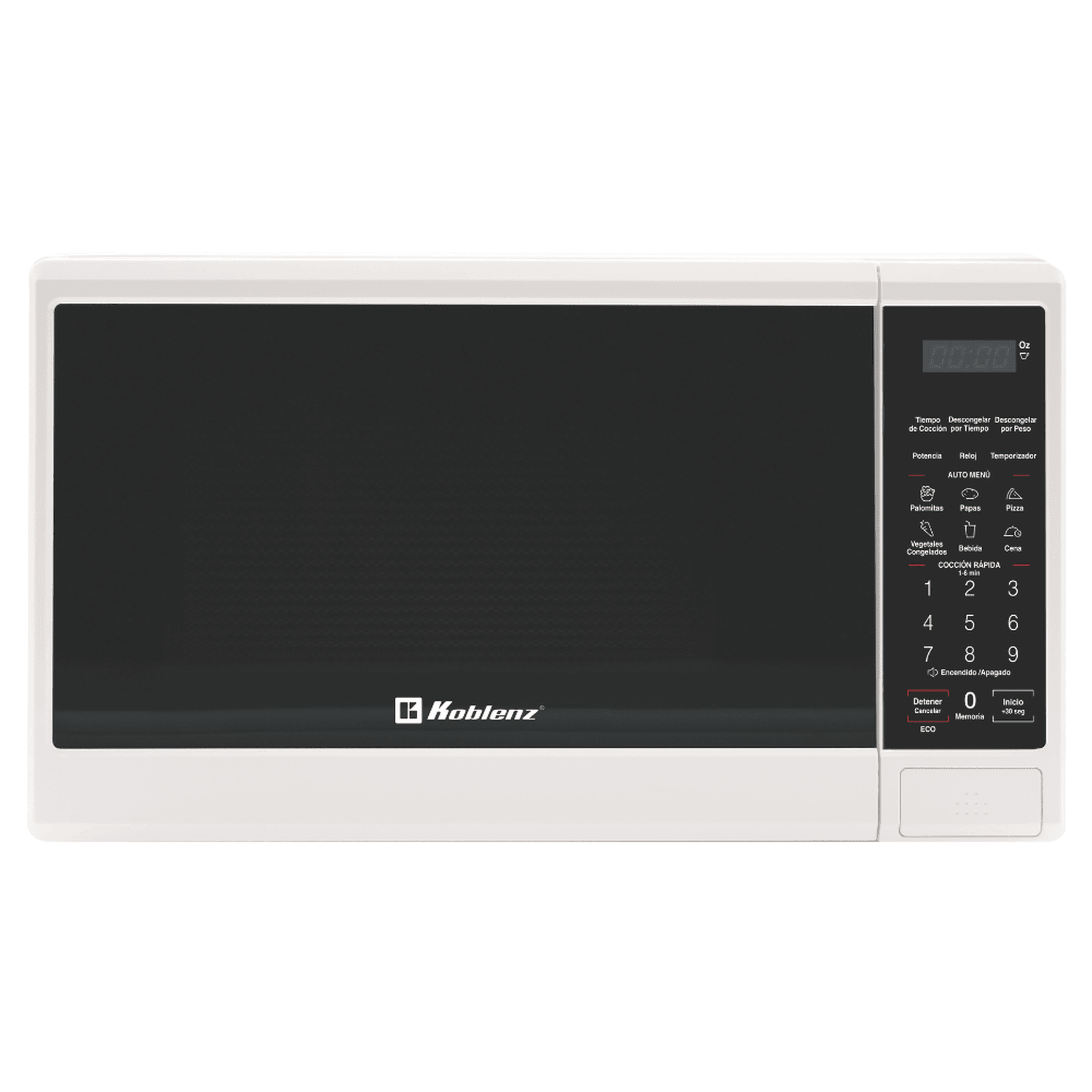 Horno de Microondas Koblenz MWKM07BHA 0.7 Pies 1050 W Blanco — imagen 1