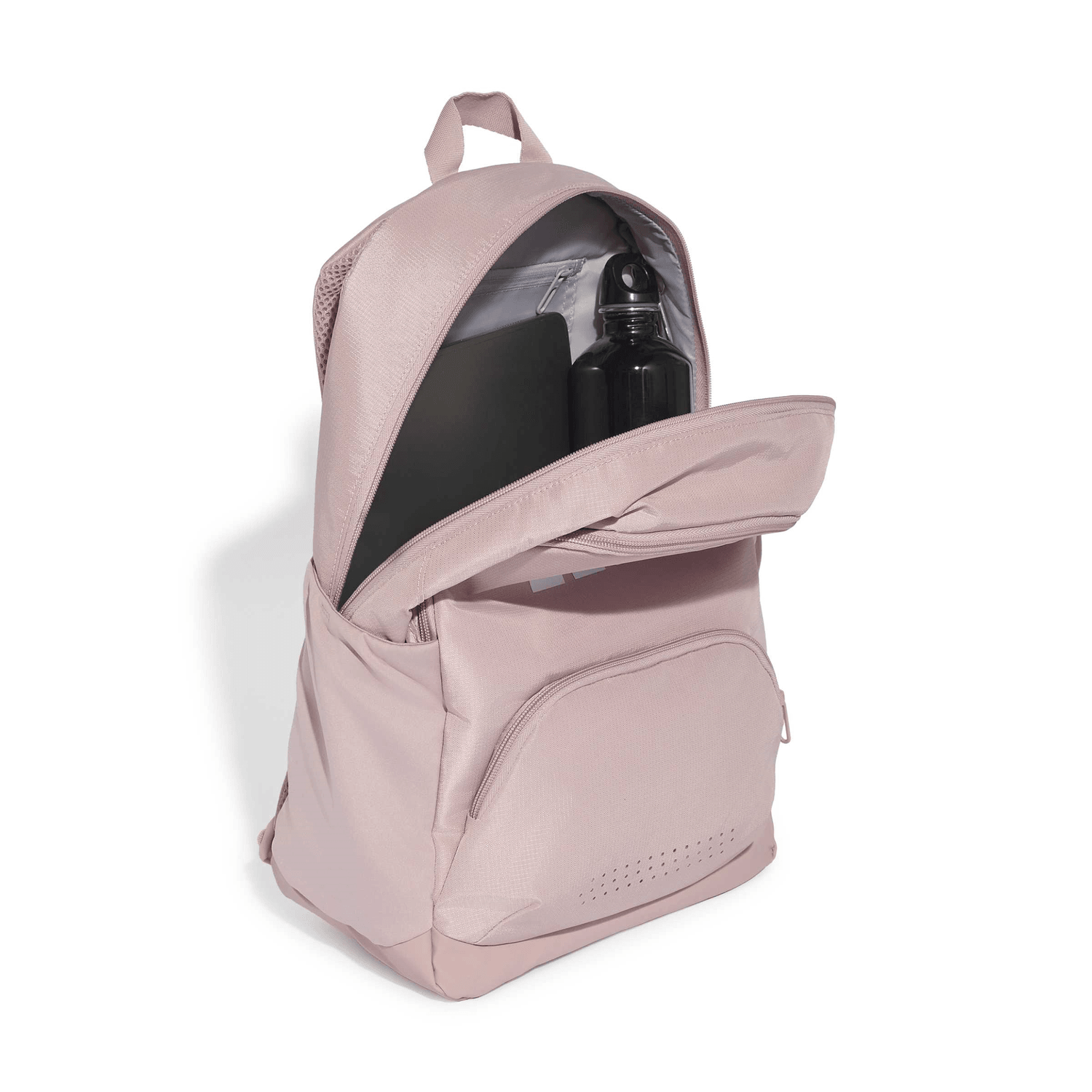Mochila Dama Adidas Defender Rosa Escolar Impermeable Mujer 20L — imagen 4