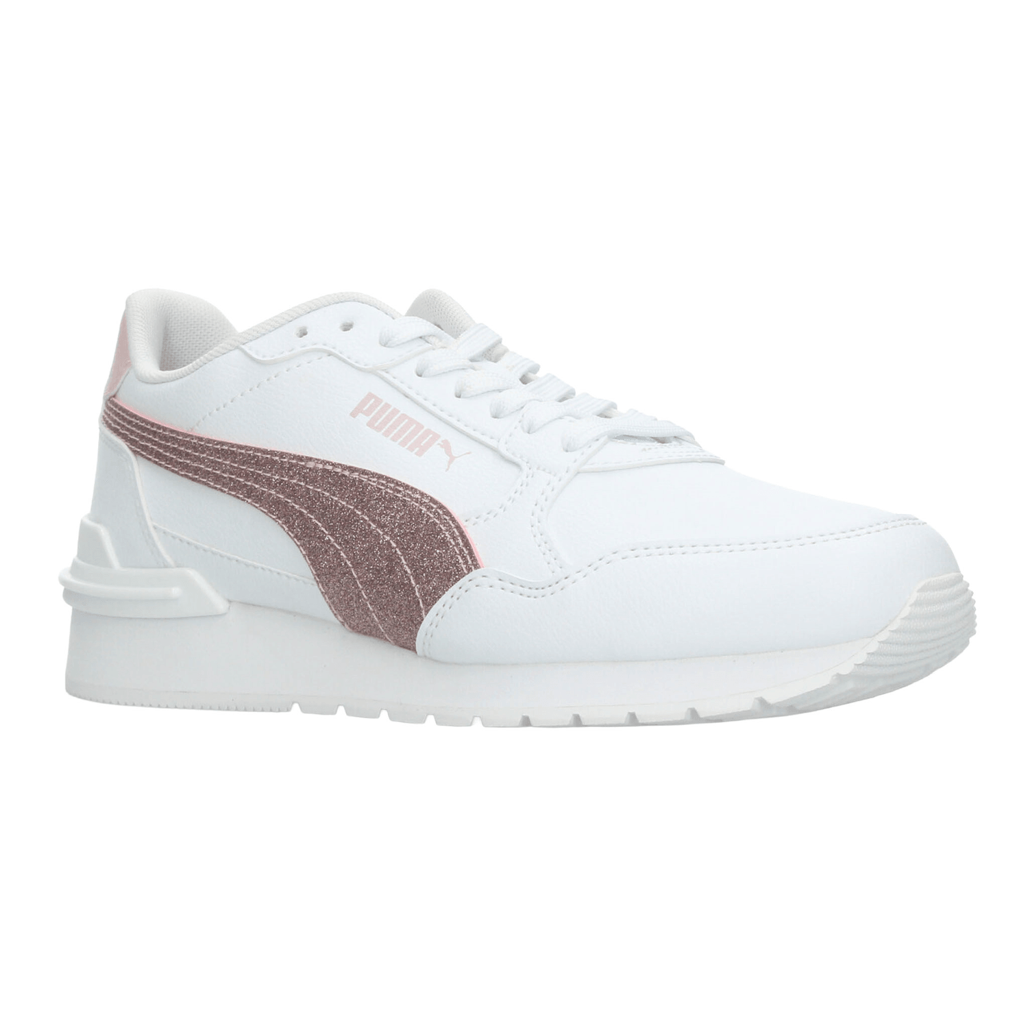 Tenis Puma Runner V4 Niña Casual Blanco Juvenil T22-27 — imagen 2