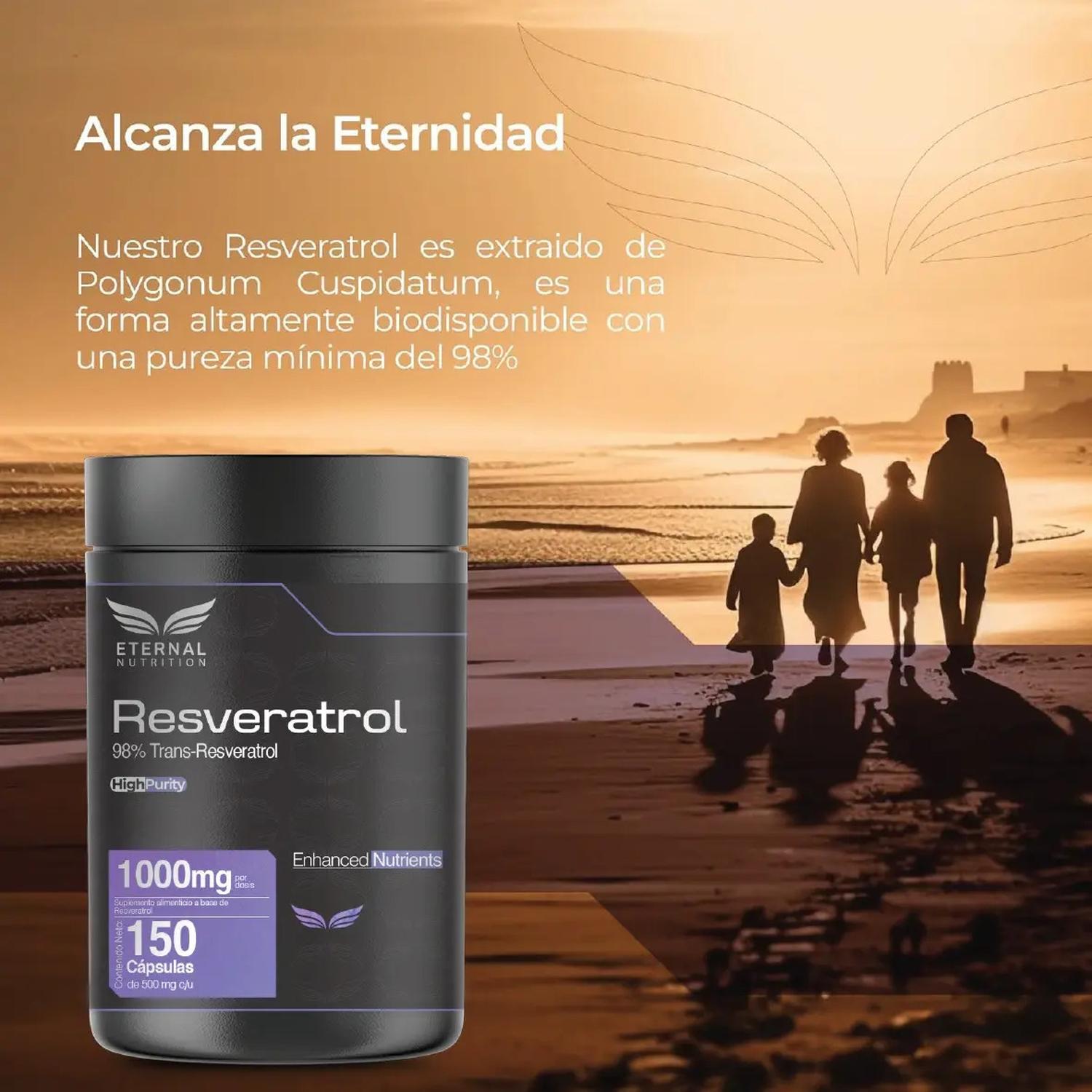 Ultra Pure: Resveratrol 98%, Trans-Resveratrol + Sirtuinas, para Salud Cardiovascular, 150 Cápsulas — imagen 5