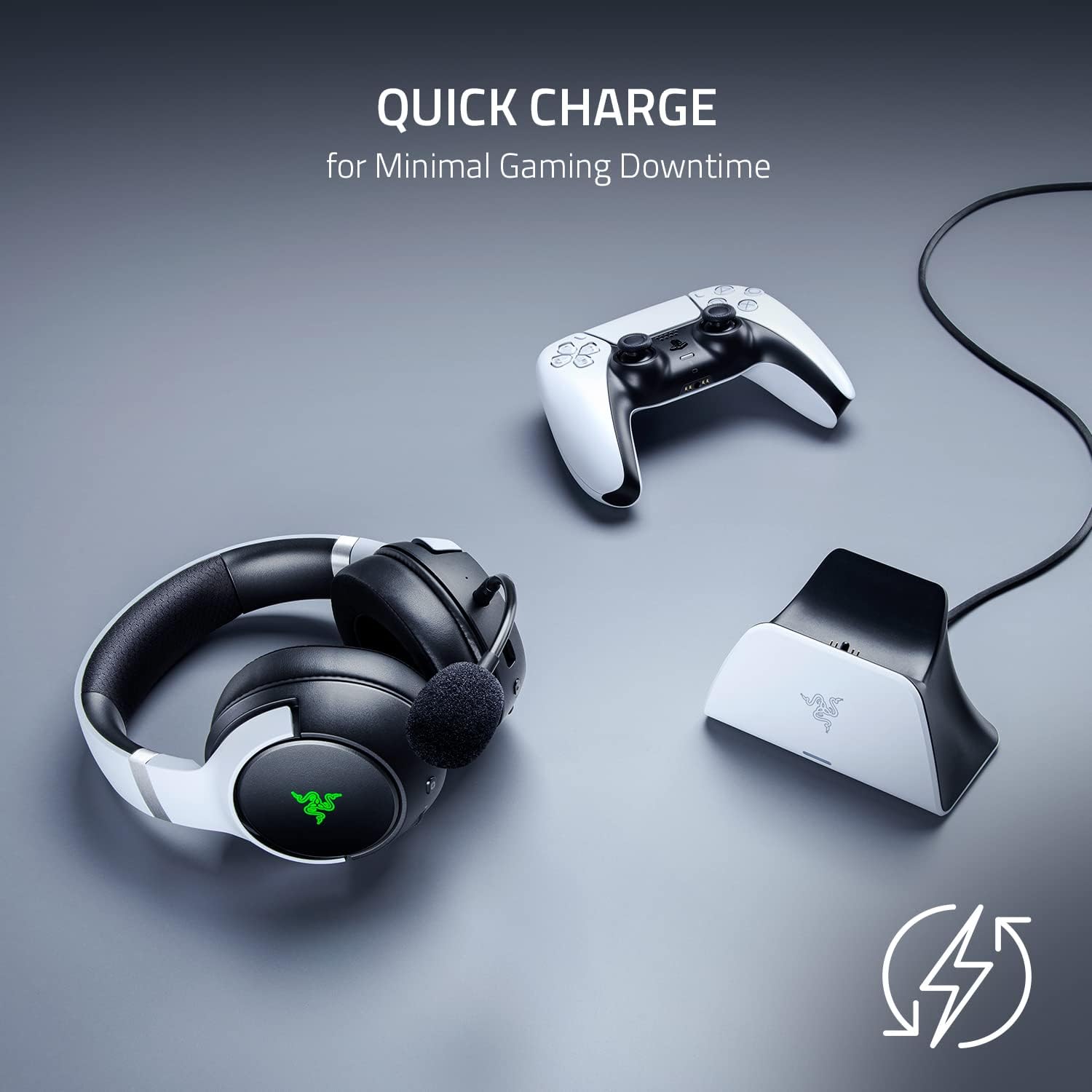 Base de Carga Razer Quick Charging Stand PS5 - Negro — imagen 6