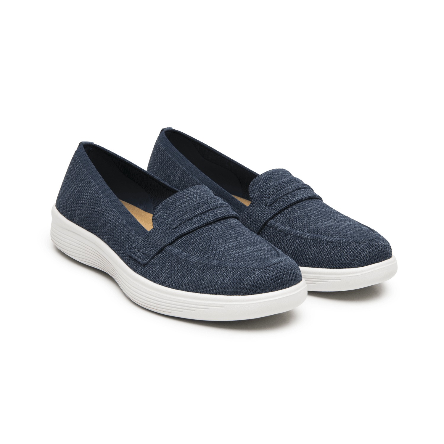 Zapato Flexi Grecya Dama Confort Casual Slip On Azul Mujer — imagen 4