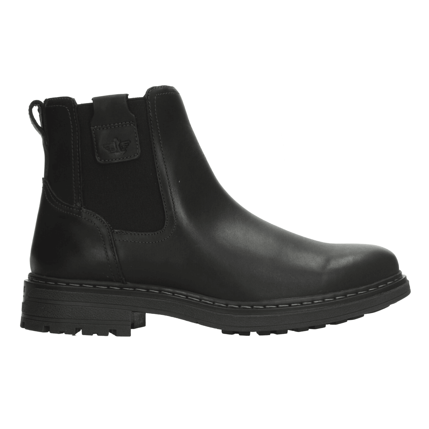 Bota Dockers Hombre Casual Chelsea Cómodo Negro Caballero — imagen 1