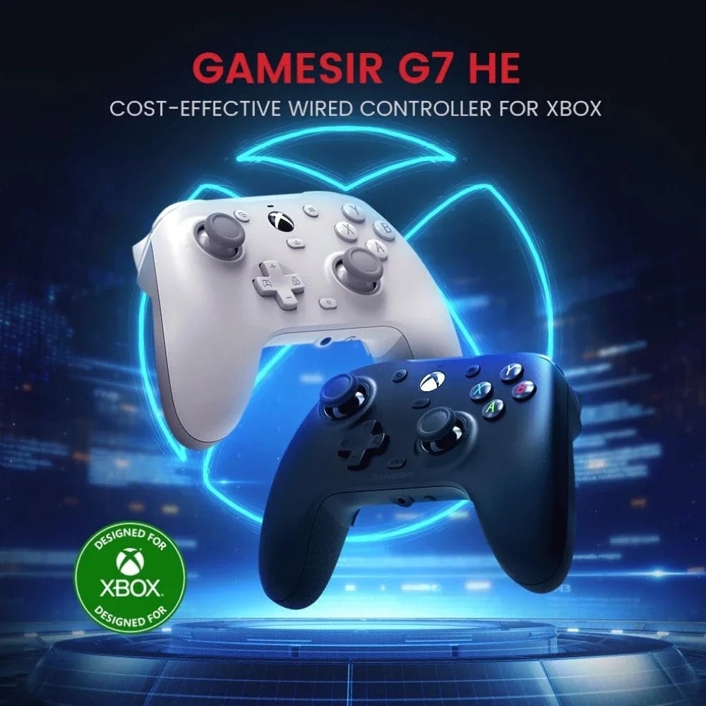 Control Alámbrico GameSir G7 HE - Blanco — imagen 3
