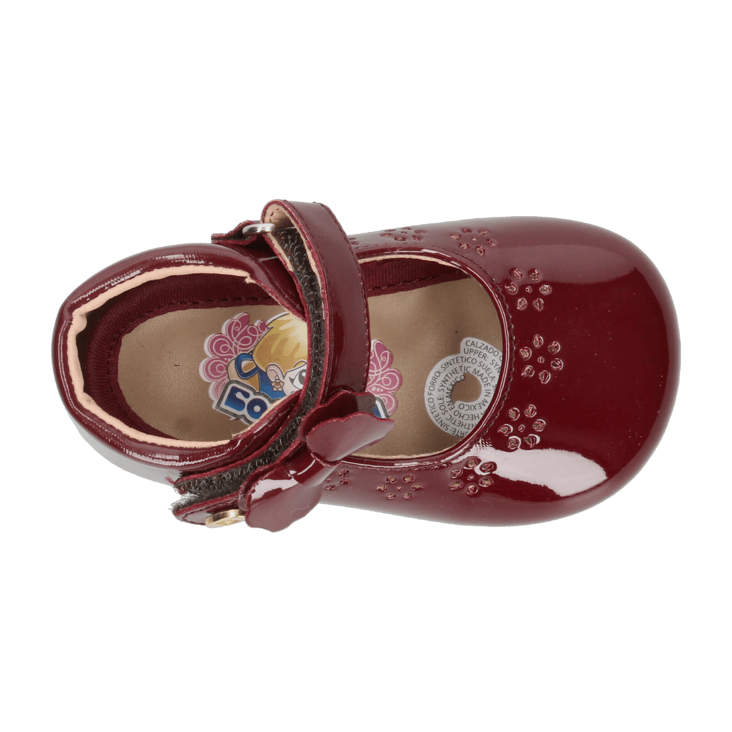 Zapato Niña Coqueta Rojo Casual Infantil T10-12 — imagen 9