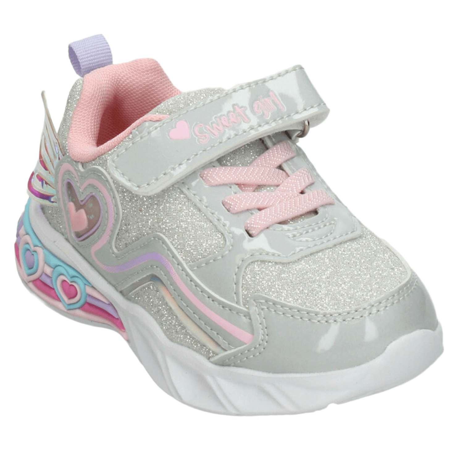 Tenis Tropicana Niña Plateado Casual Infantil T16-22 — imagen 5