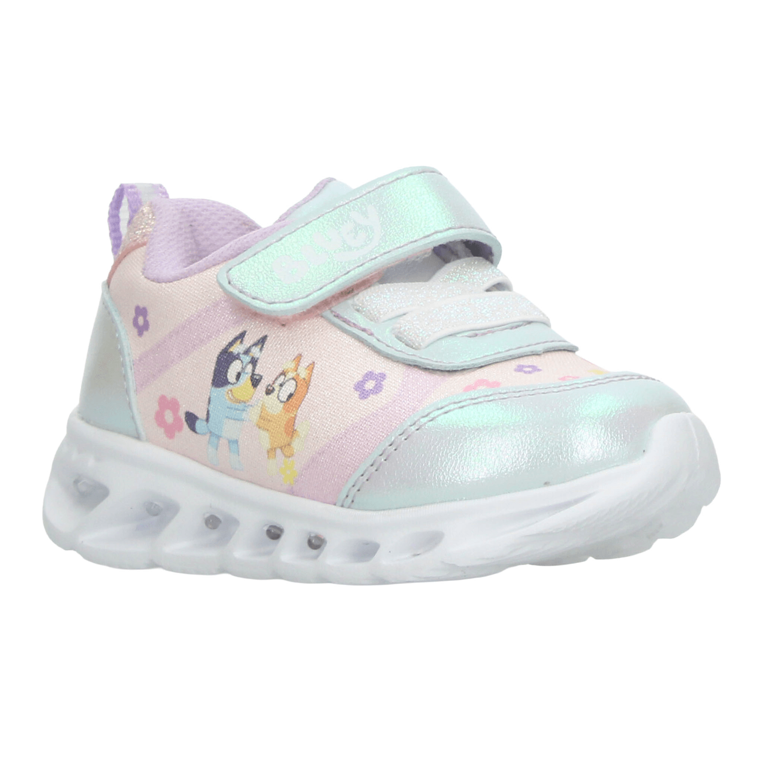 Tenis Bluey Niña Casual Led Cómodo Rosa Infantil T12-15 — imagen 2