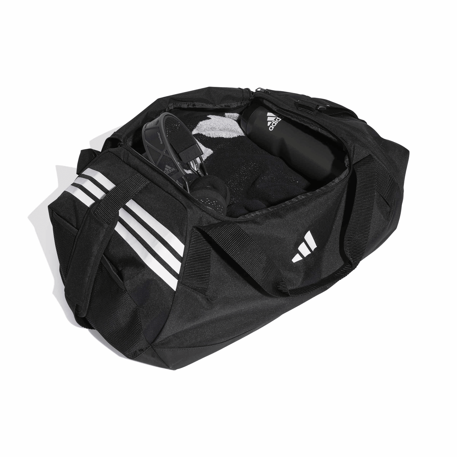 Bolsa Deportiva Adidas Tiro Gimnasio Viaje Unisex Negra 57L — imagen 4