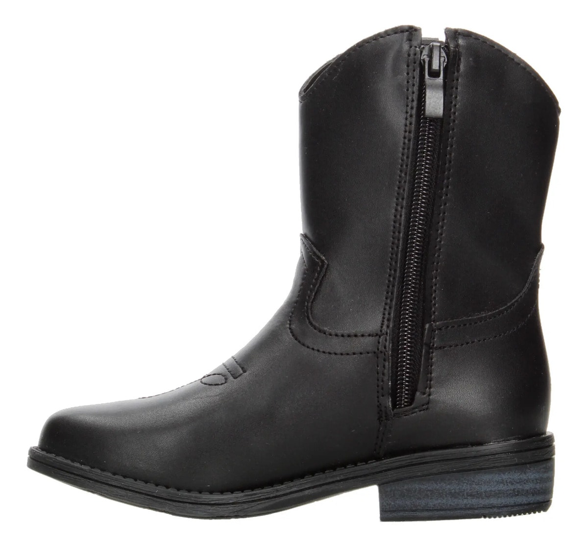 Bota Tropicana Vaquera Niña Texana Casual Negro Infantil T18-22 — imagen 14