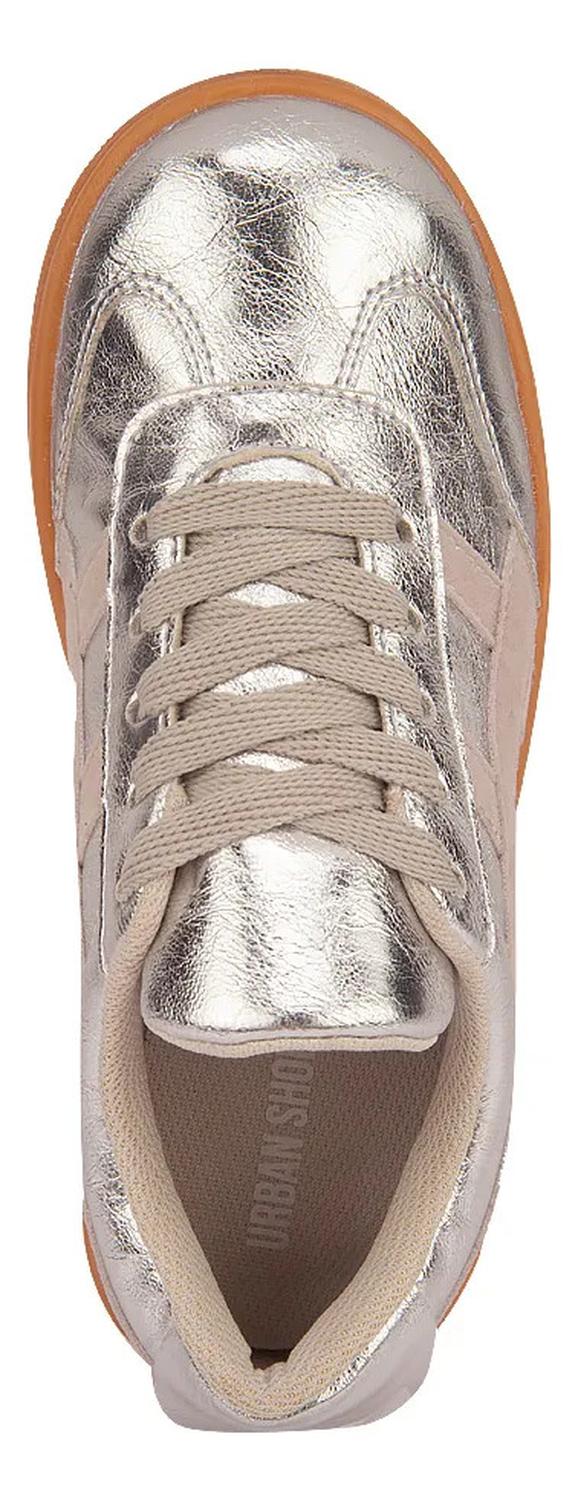 Tenis Urban Shoes Niña Urbano Choclo Metãlico 1286393 — imagen 7