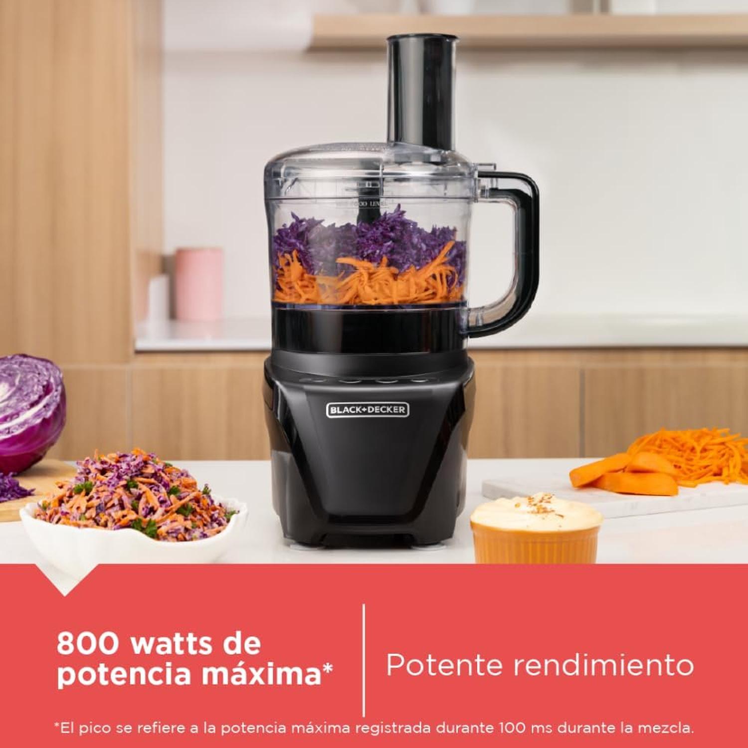 PROCESADOR ALIMENTOS BLACK+DECKER FP43420 8 TAZAS NEGRO — imagen 5