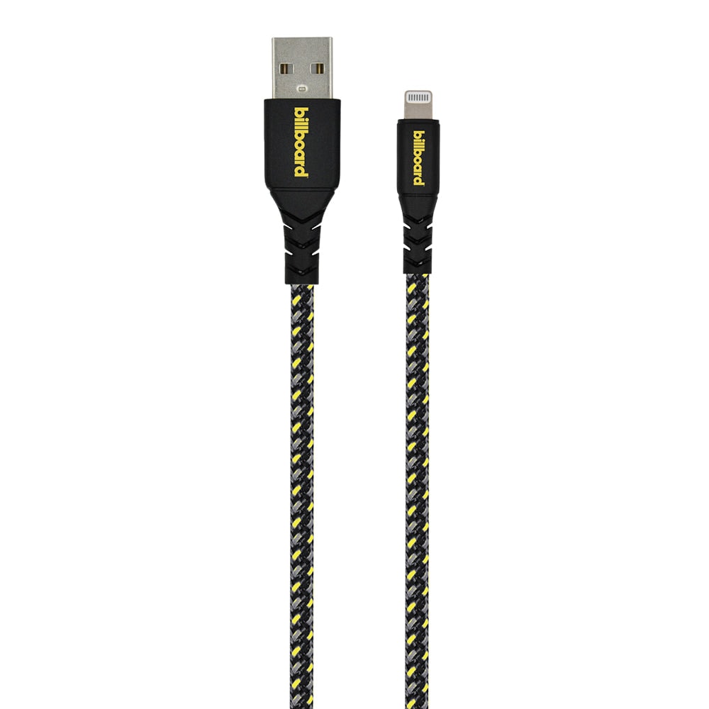 Cable para celular Billboard Lightning Carga rápida 1 metro reforzado — imagen 2