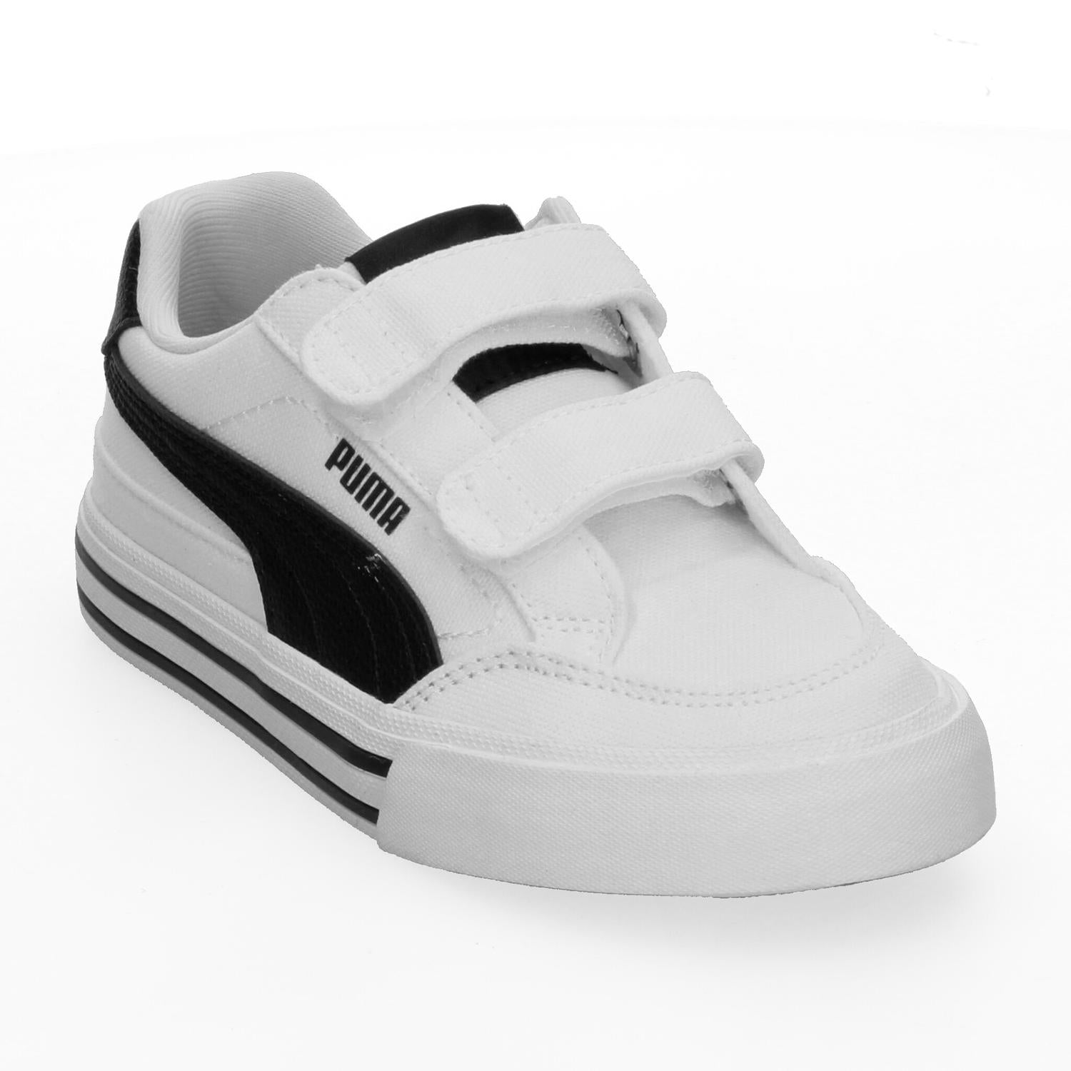 Tenis Puma Court Classic Vulc Niño Blanco Deportivo Infantil T16-22 — imagen 6