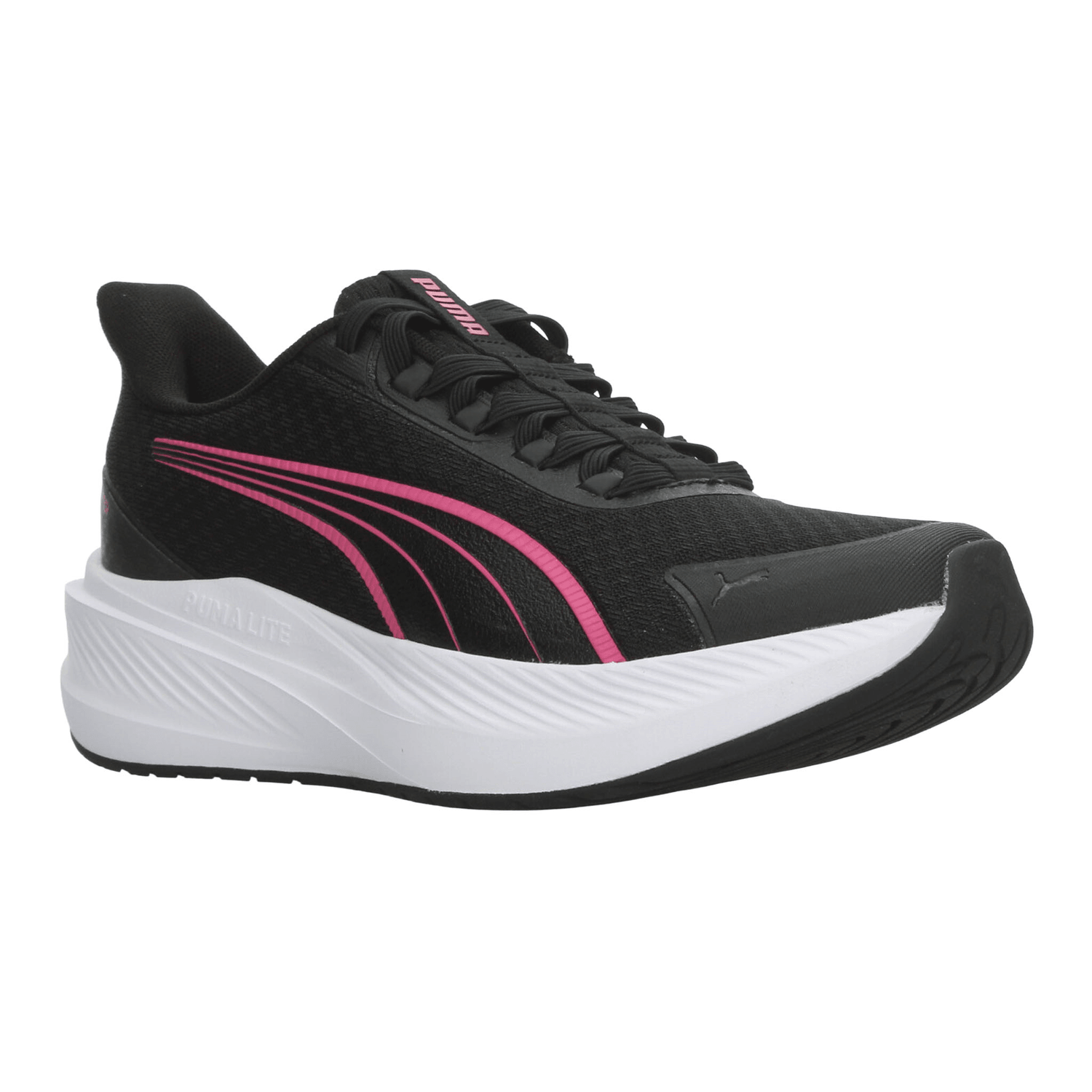 Tenis Puma Dasher Lite Niña Negro Deportivo Cintas Infantil T22-25 — imagen 3