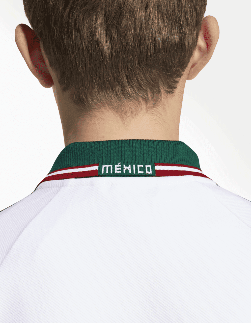 Chamarra Adidas Anthem Visitante Selección Nacional de México Blanco - Niño — imagen 6