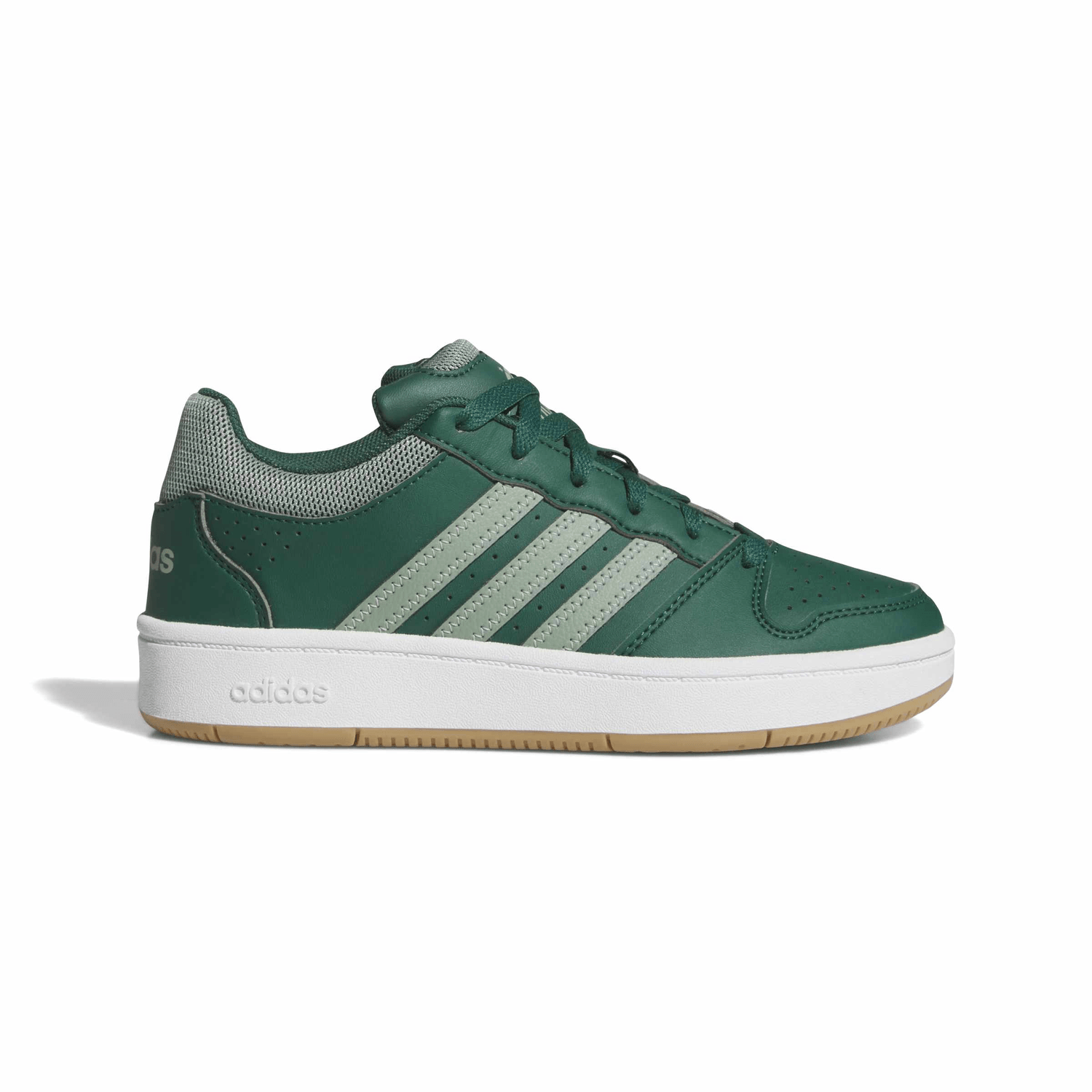 Tenis Adidas Hoops Classic J Niño Casual Verde Infantil T22-26 — imagen 1