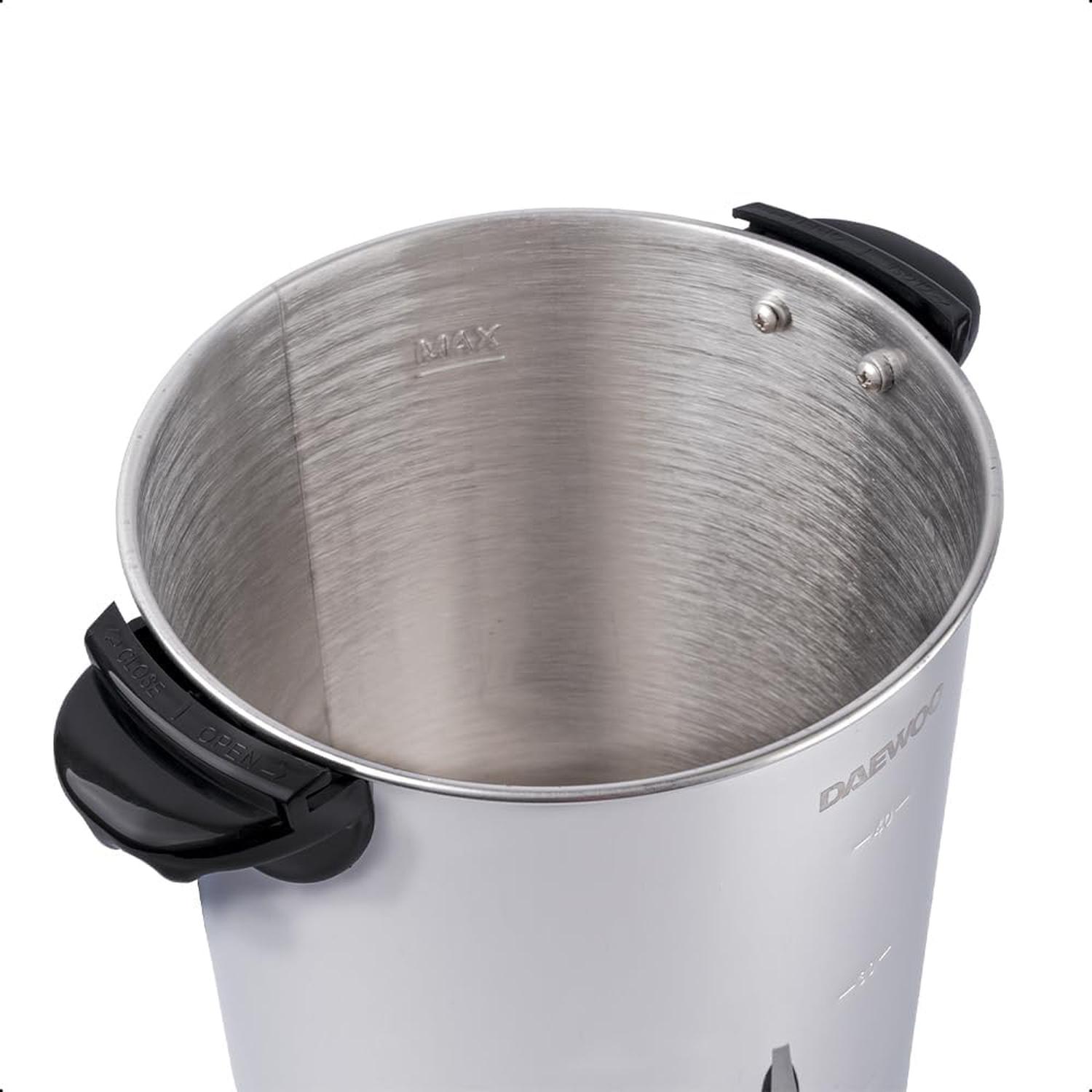 Cafetera Percoladora Daewoo 6L 40 Tazas Acero Inoxidable — imagen 4