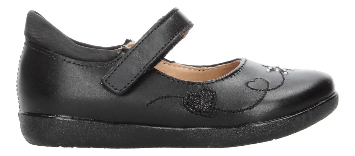 Zapato Yuyin Niño Escolar Cómodo Negro Infantil T15-18 — imagen 10