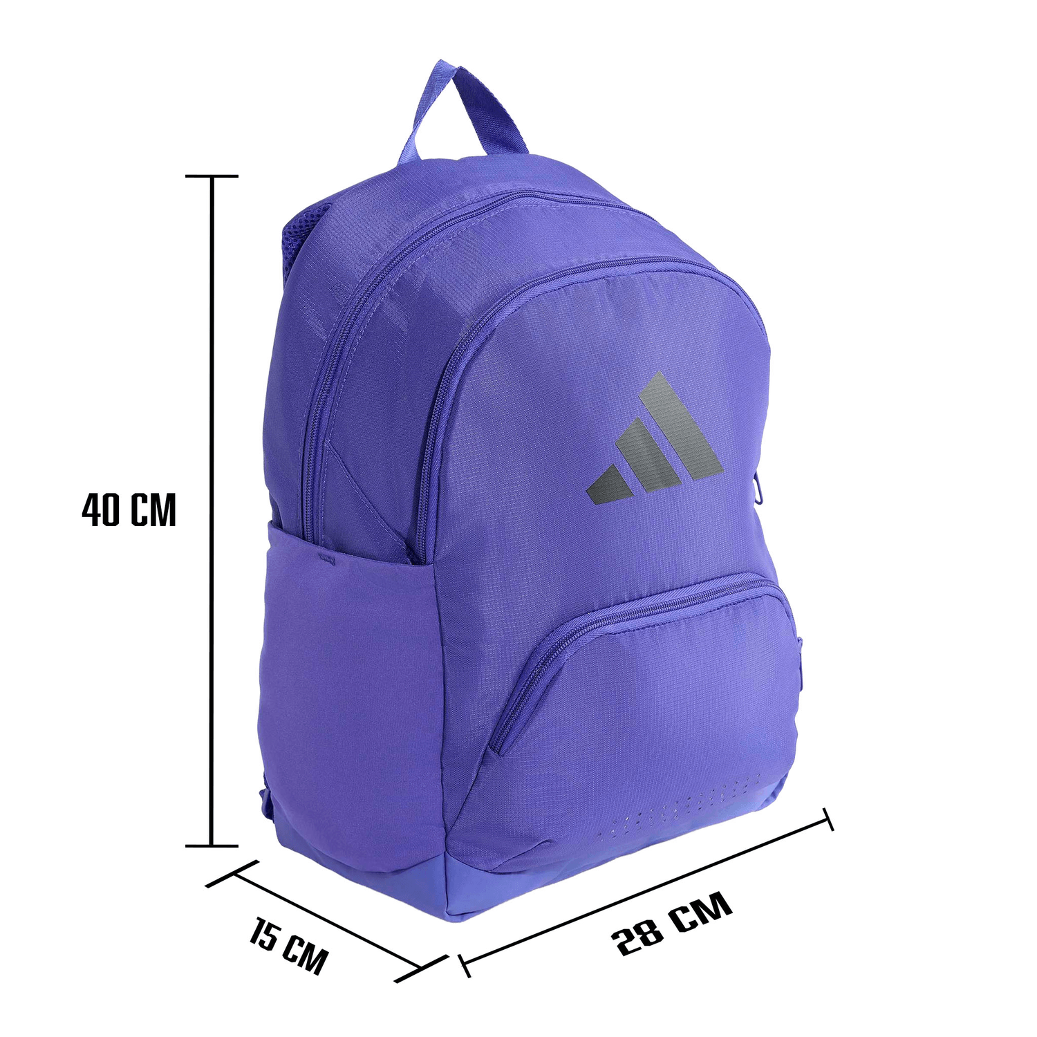 Mochila Adidas Defender Morado Escolar Impermeable Unisex — imagen 7