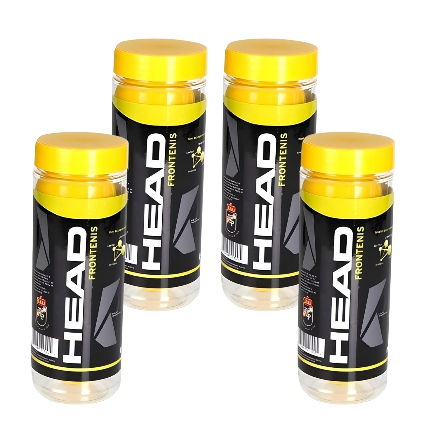 4-pack Pelota Head Frontenis Bote Con 3 C/envío (antes Penn) — imagen 1
