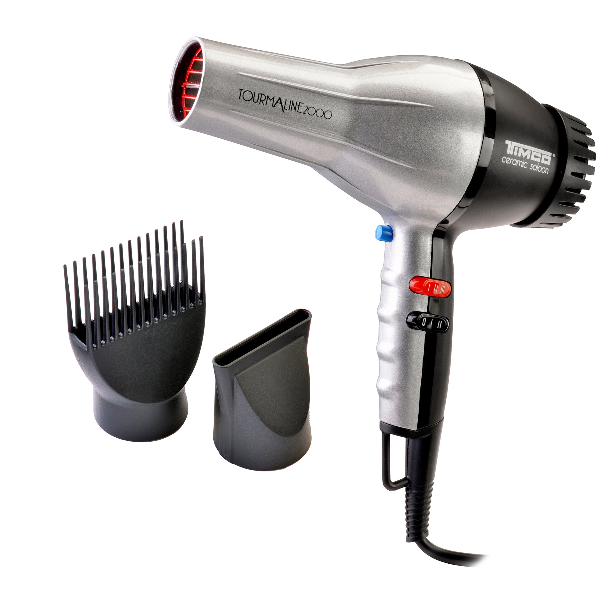 Secadora de Cabello Profesional Tourmaline con 2 Boquillas Timco TCS-2000 — imagen 2