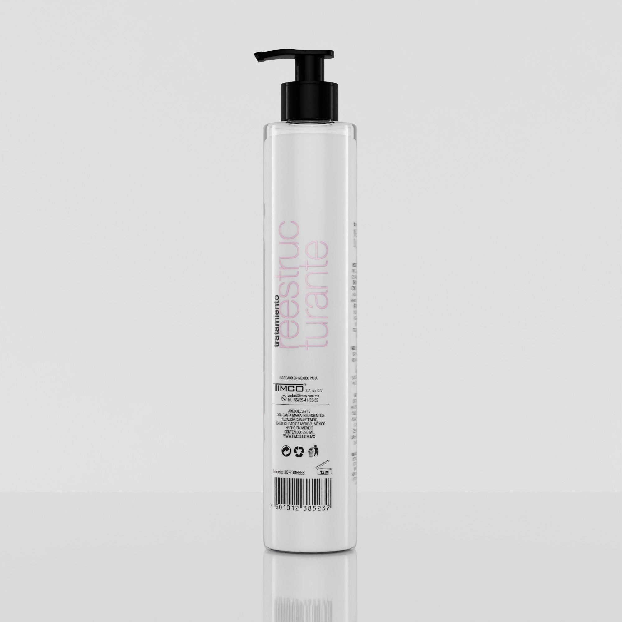 Tratamiento Capilar 3 en 1 Timco LIQ‑200REES Hidratación Profunda Nutrición y Reparación con Flores de Tahití Aceite de Coco y Ácido Hialurónico para Cabello Dañado — imagen 4