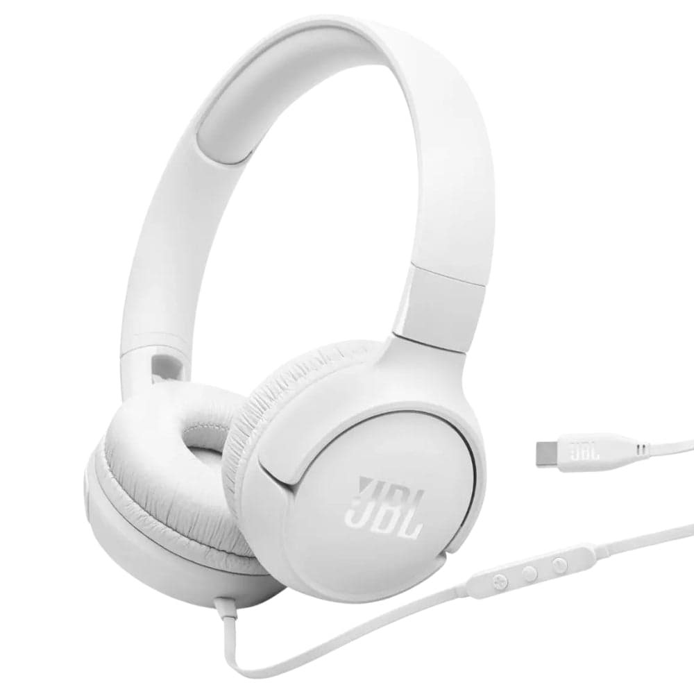 Audifonos Alambricos JBL Tune 520C USB-C - Blanco — image 2