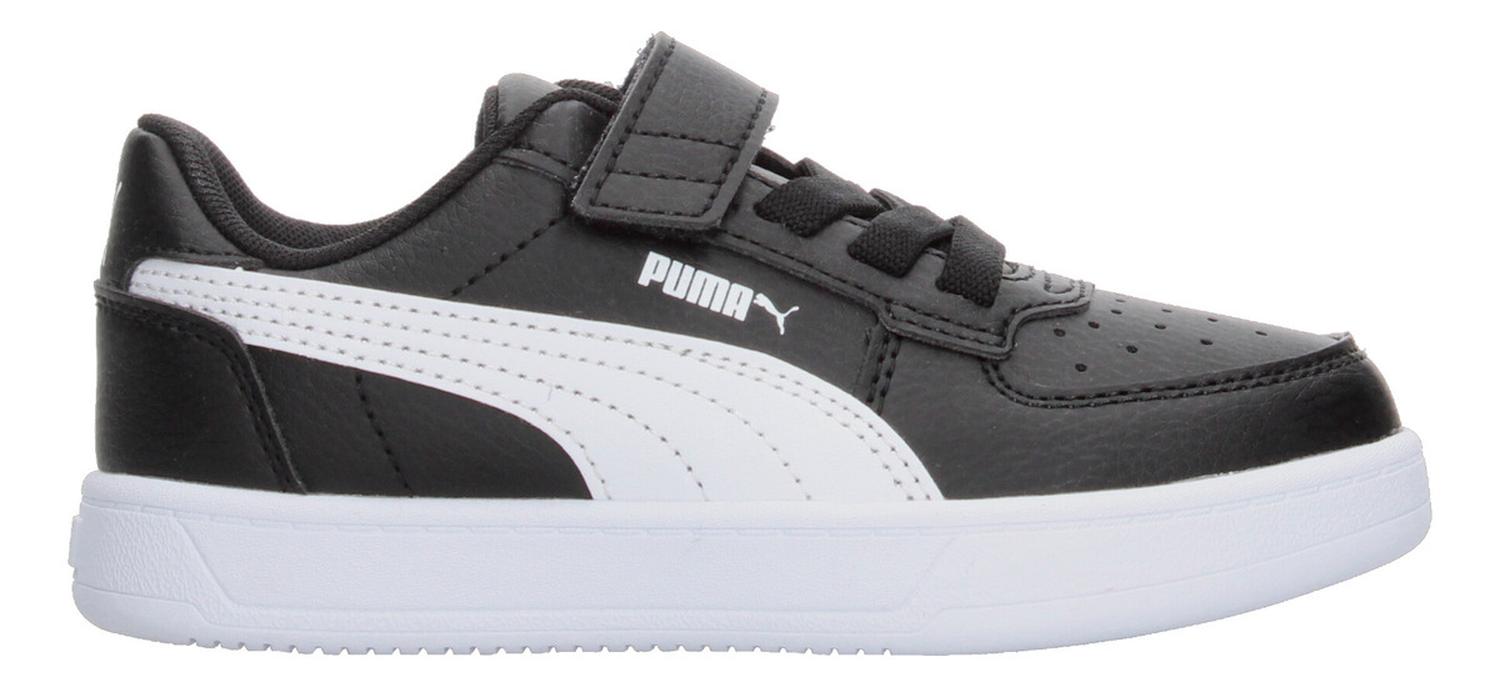 Tenis Niño Puma Rickie Caven 2.0 Ac Ps Negro Sneakers Original Casual Ligero Cintas Ajustable — imagen 2