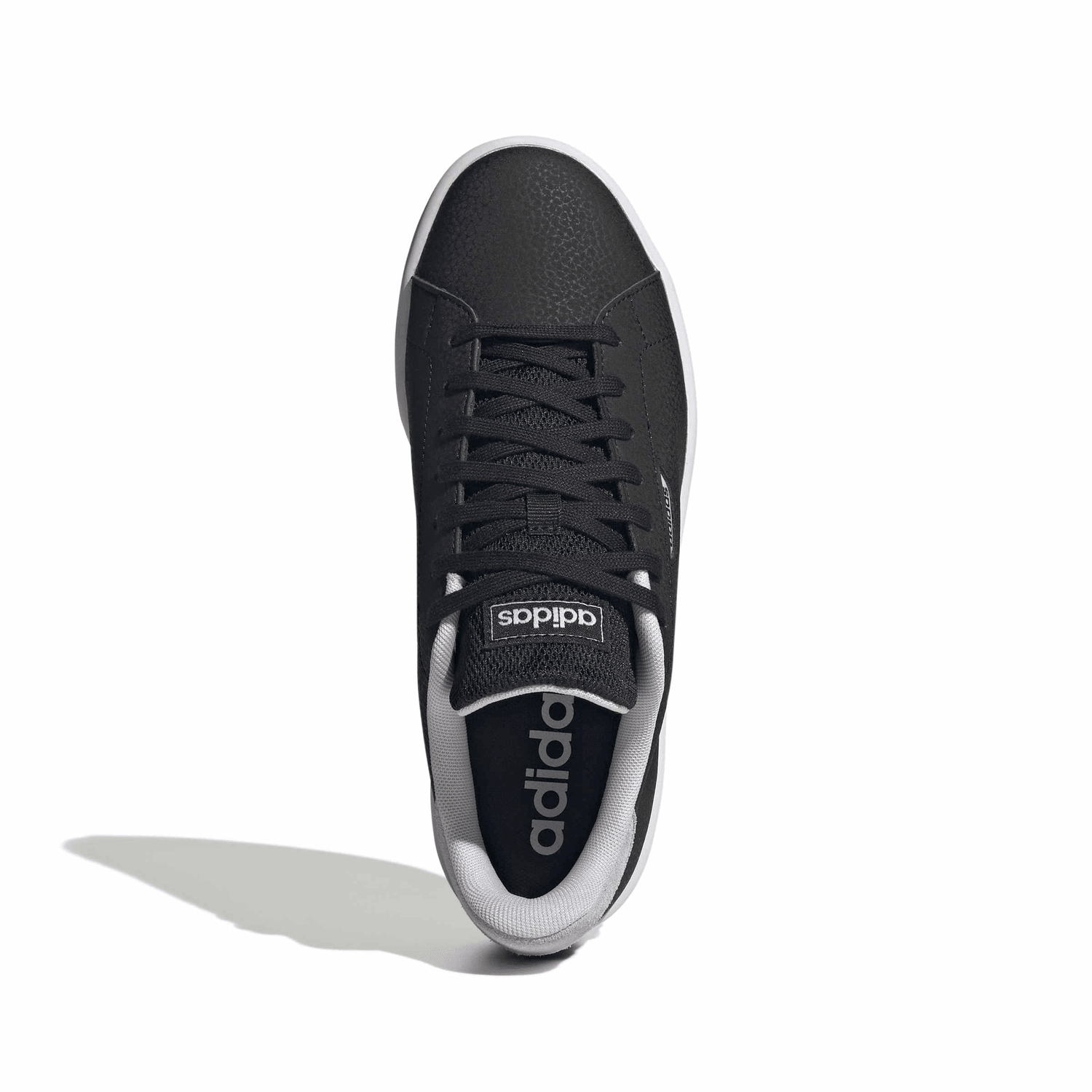 Tenis Dama Adidas Urban Court Negro Casual Cintas Mujer — imagen 8