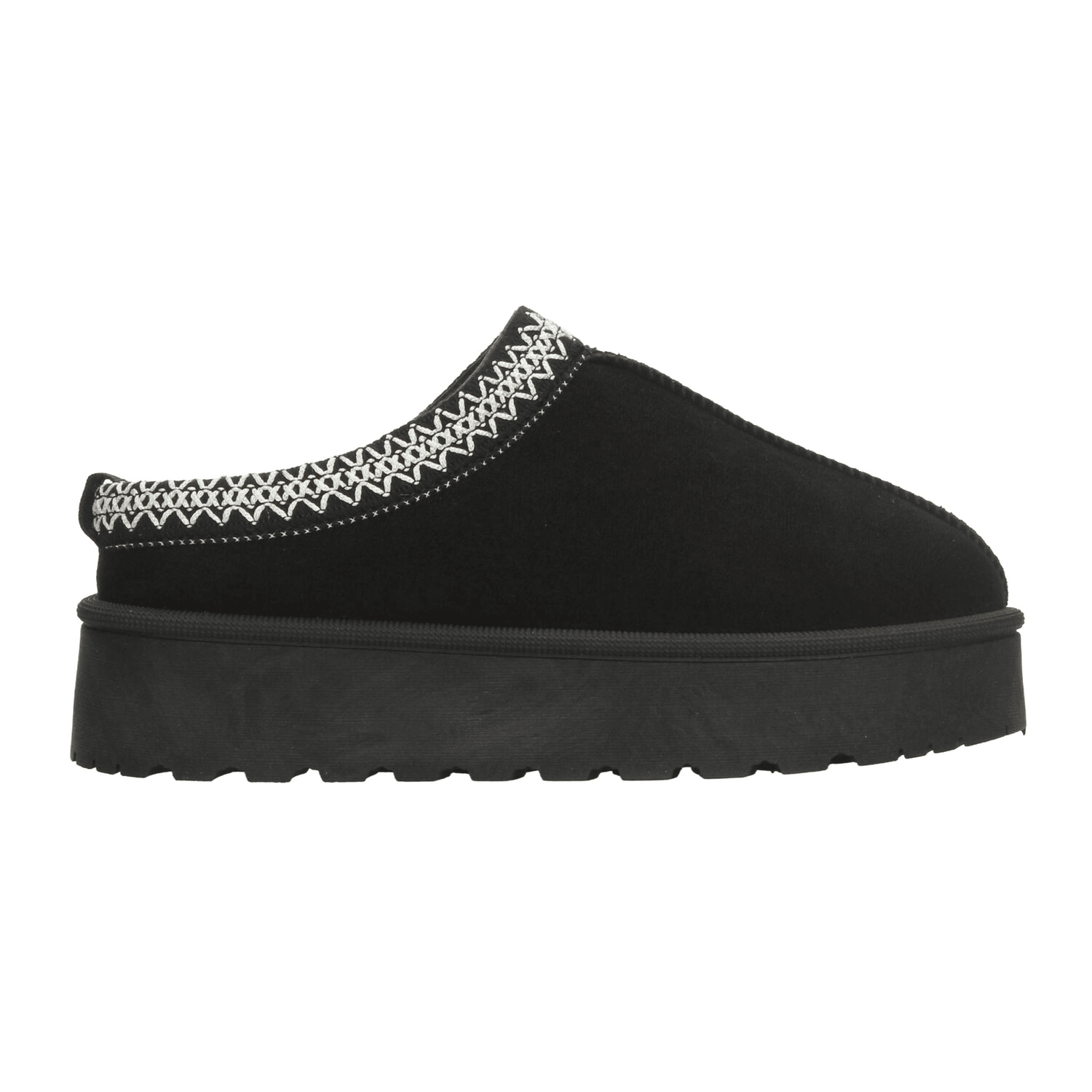 Zapato Perugia Dama Negro Zueco Casual Pantufla Plataforma Mujer — imagen 2