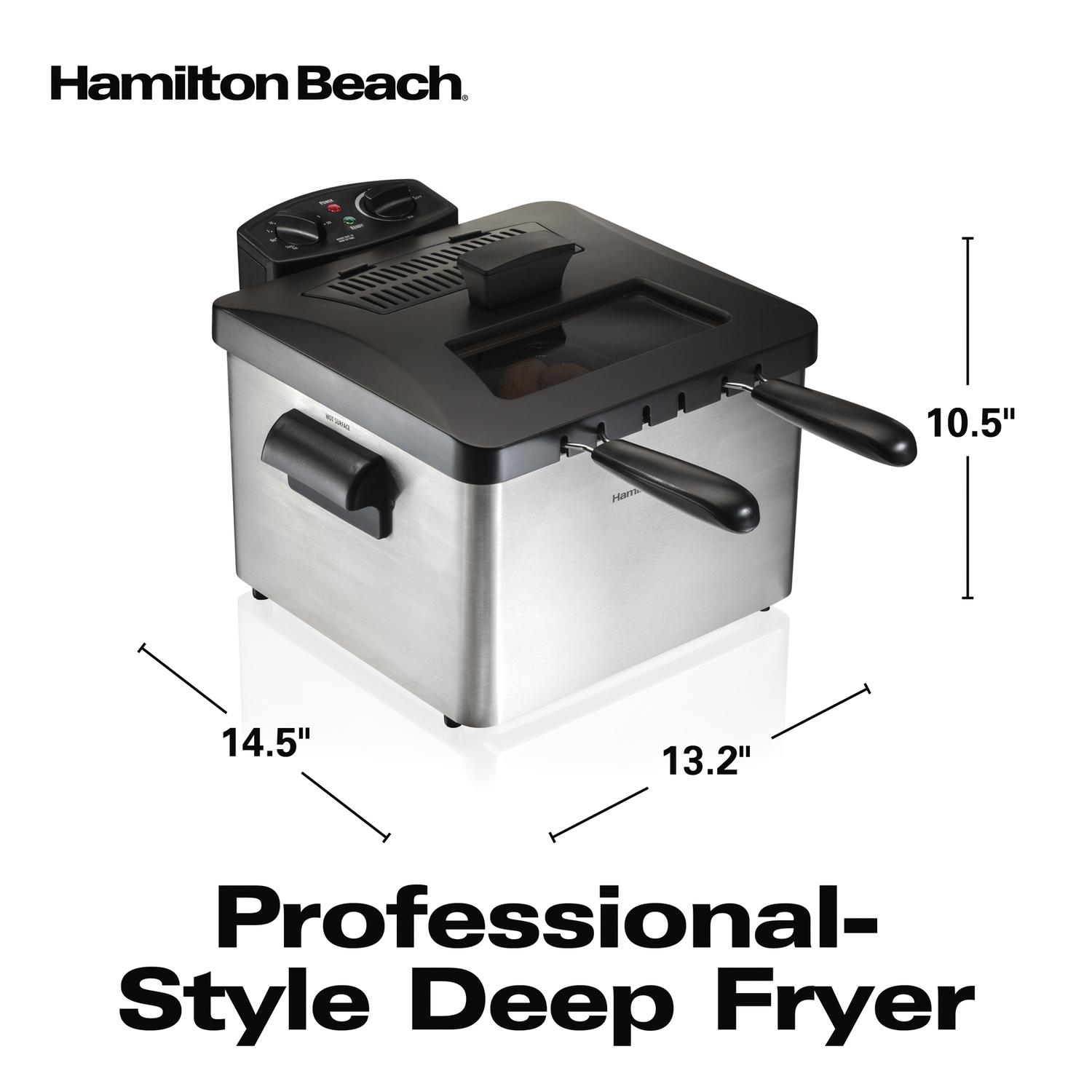 Freidora Aceite Eléctrica Hamilton Beach 35034 12 Tazas — imagen 8