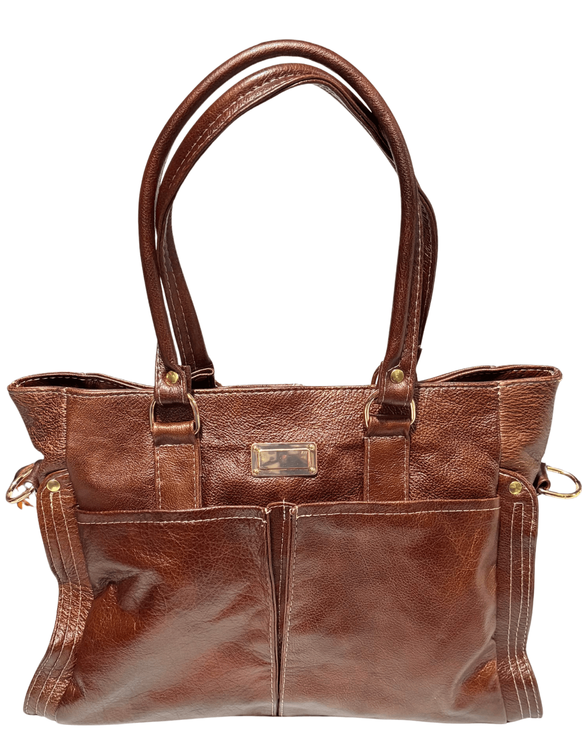 Bolsa Piel Legitima Grande Para Mujer Jf10 — imagen 5