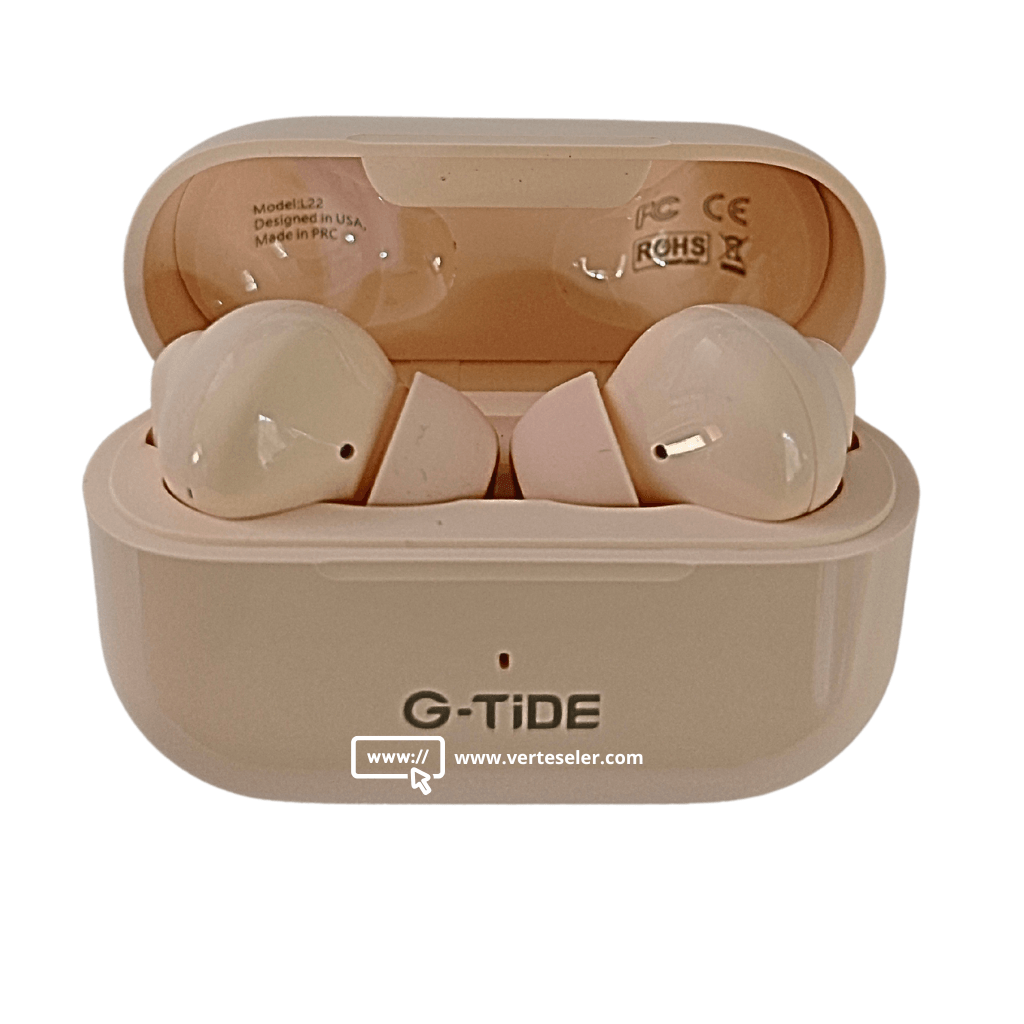 Audífonos bluetooth 5.3 G-tide L22 hasta 8 horas de batería, estuche de carga y bolsa regalo.Rosa — imagen 5