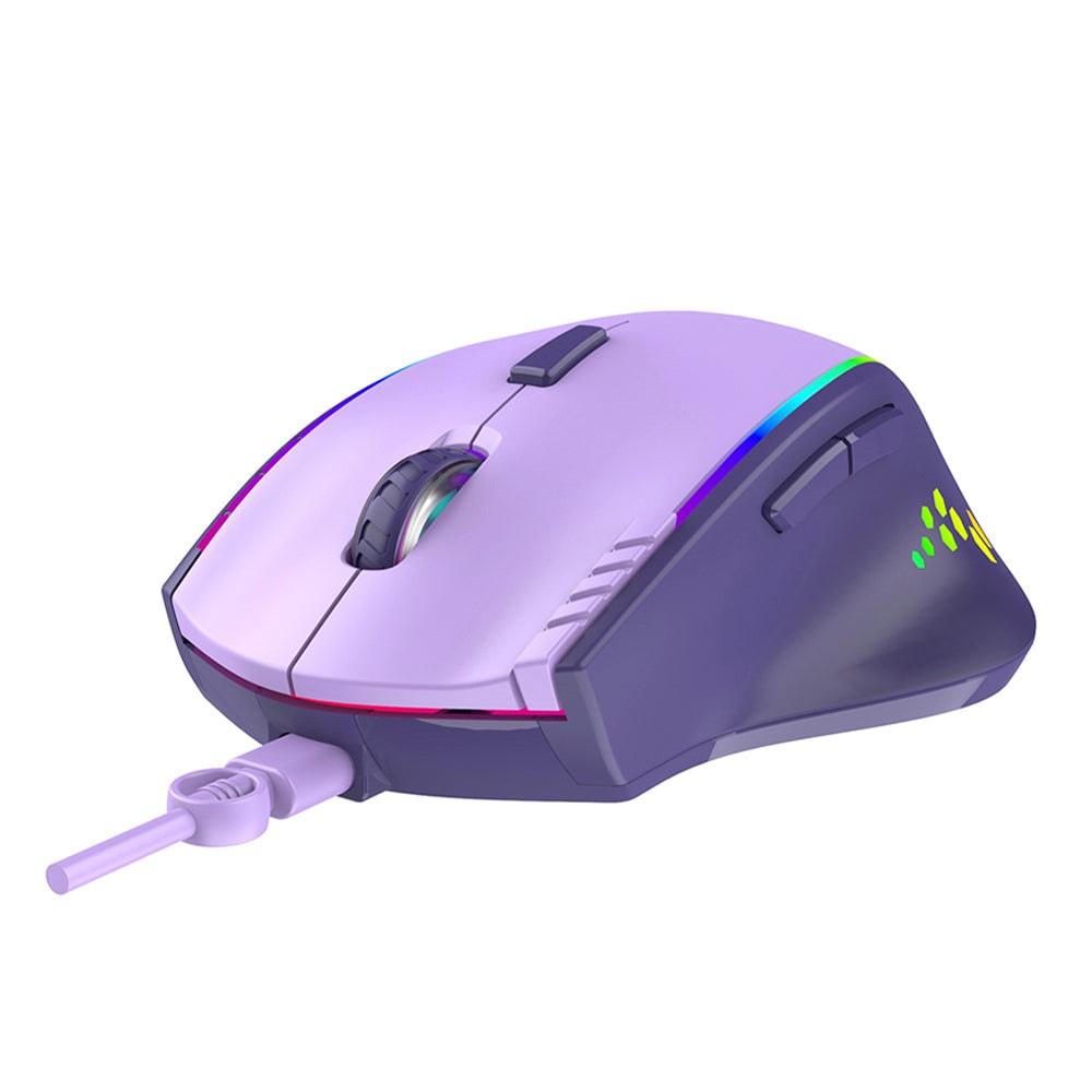 Mouse Gamer STF Beast Abysmal Arsenal Prime Óptico gaming para computadora Lila — imagen 4