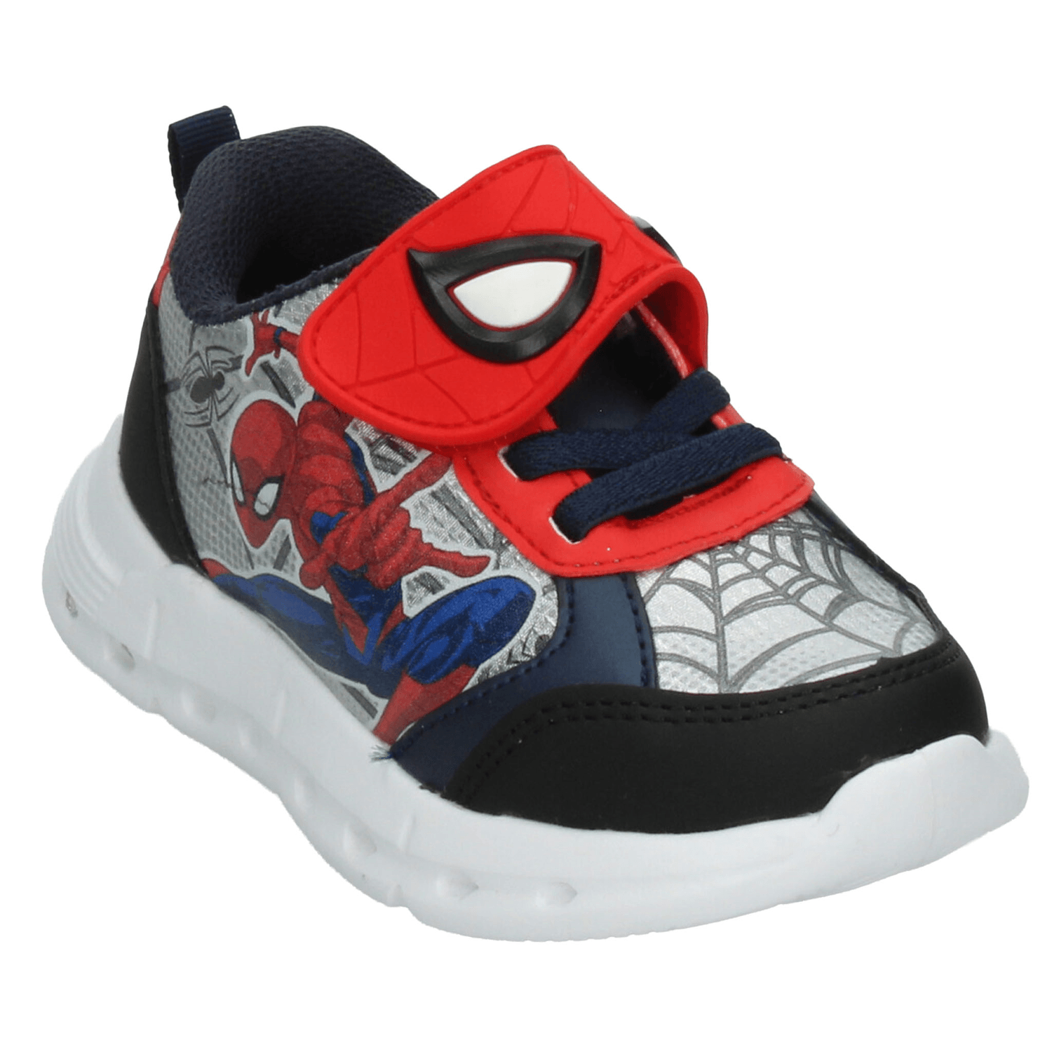 Tenis Marvel Spiderman Niño Casual Led Negro Infantil T15-18 — imagen 4