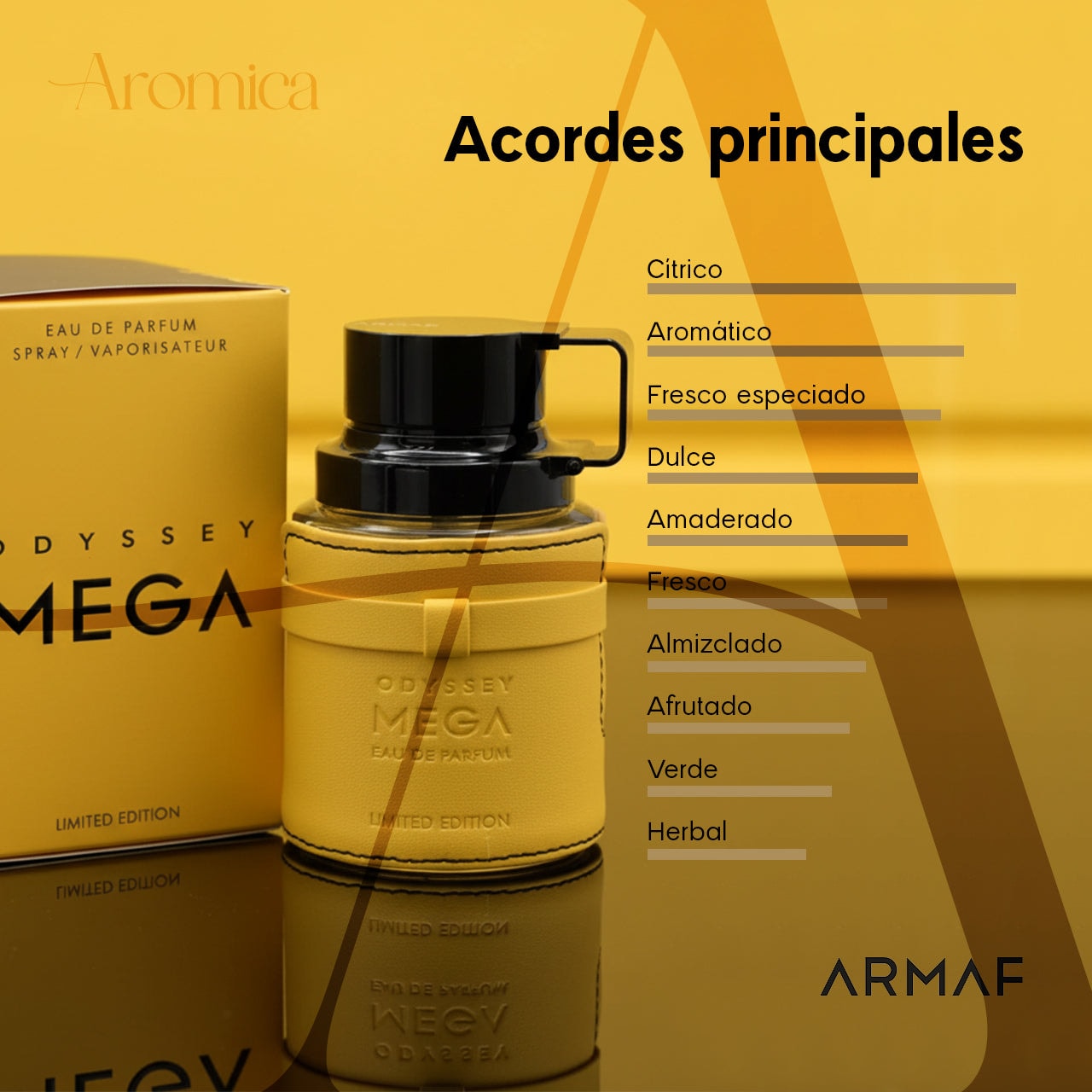Perfume Árabe Odyssey Mega Man Edición Limitada 200ml — imagen 4