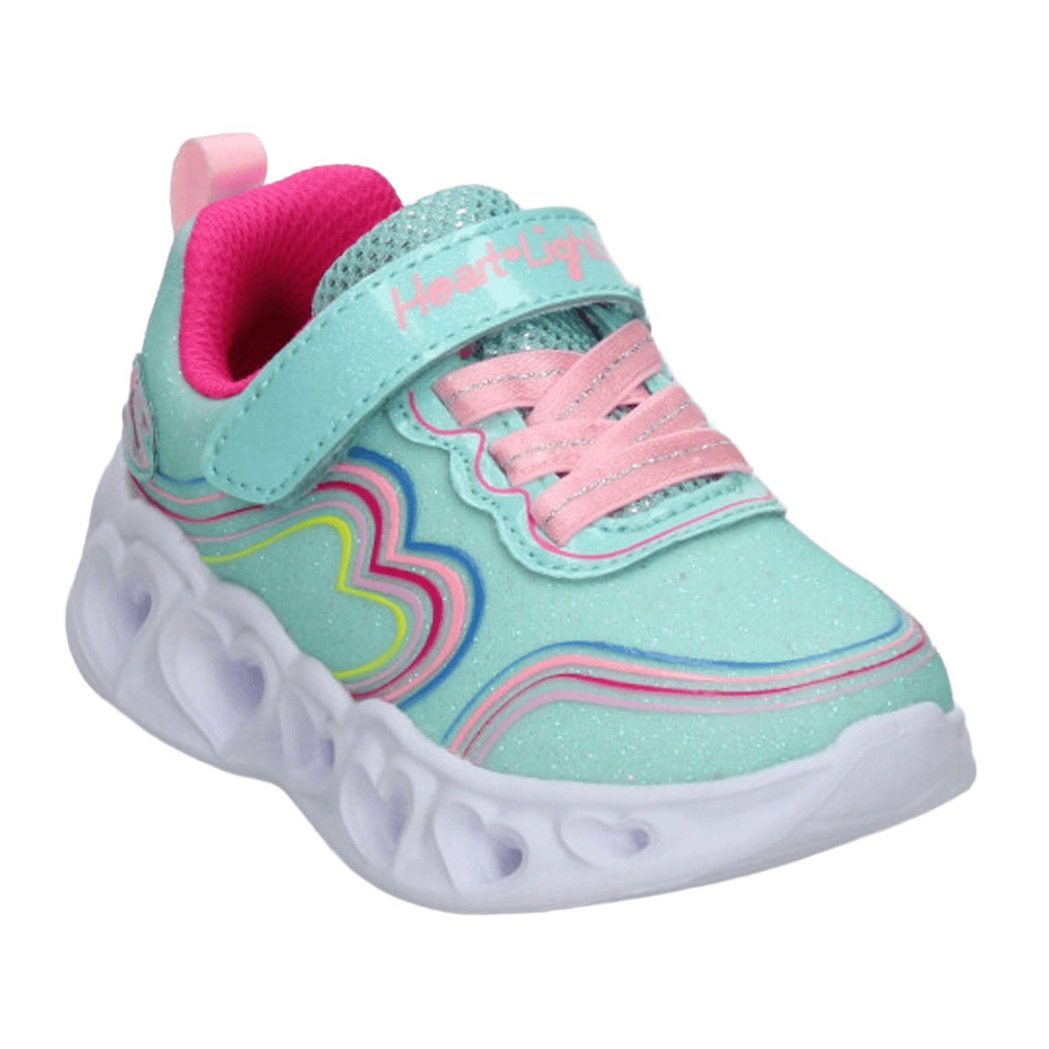 Tenis Skechers Niña Turquesa Luz Led Infantil T11-16 — imagen 5