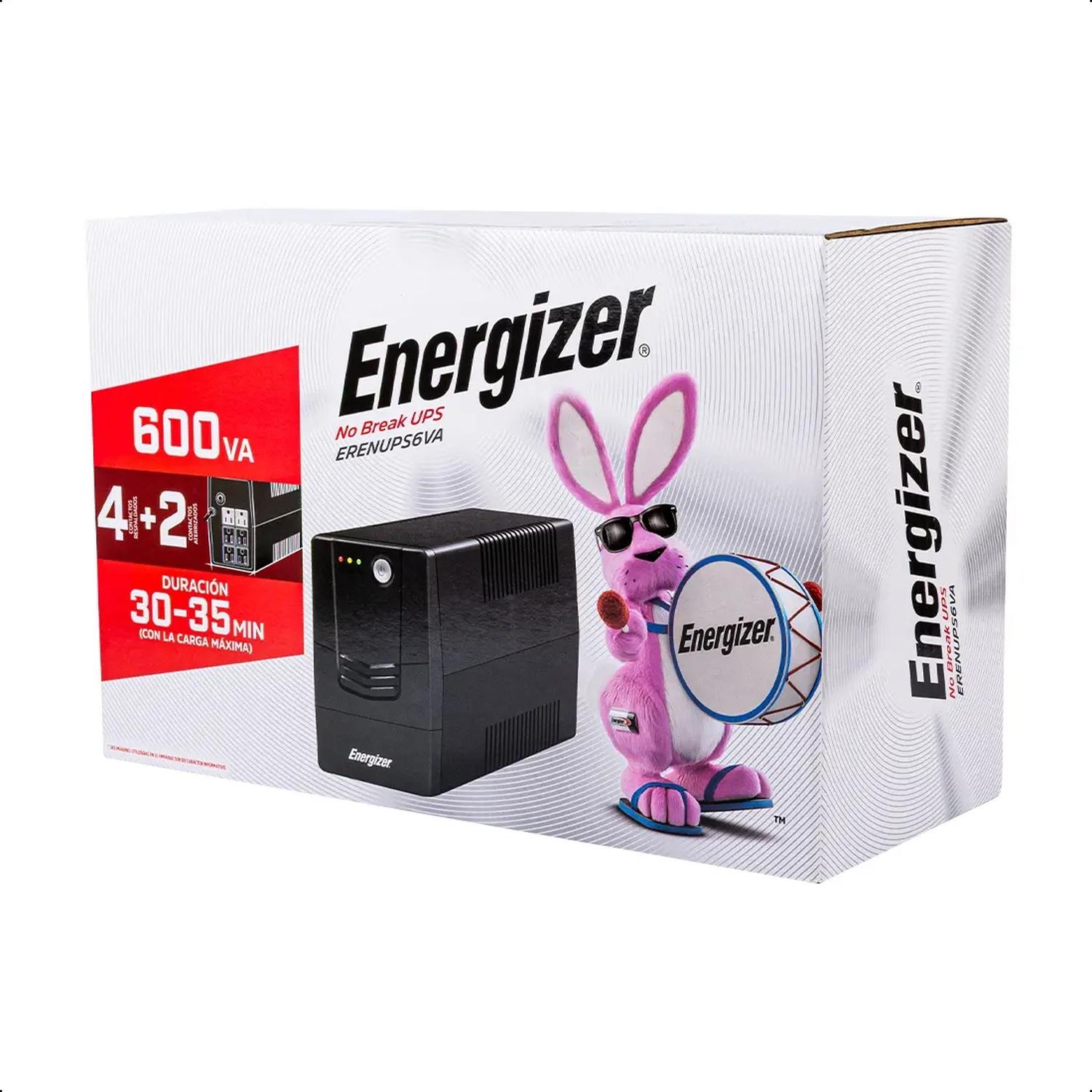 No Break UPS Energizer 600VA 360W Respaldo Eléctrico — imagen 10