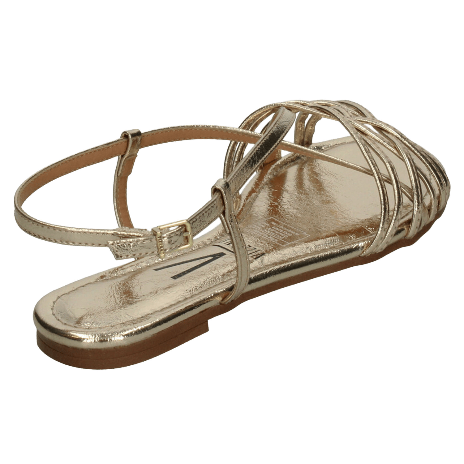 Sandalias Vizzano Dama Casual Dorado Mujer — imagen 3