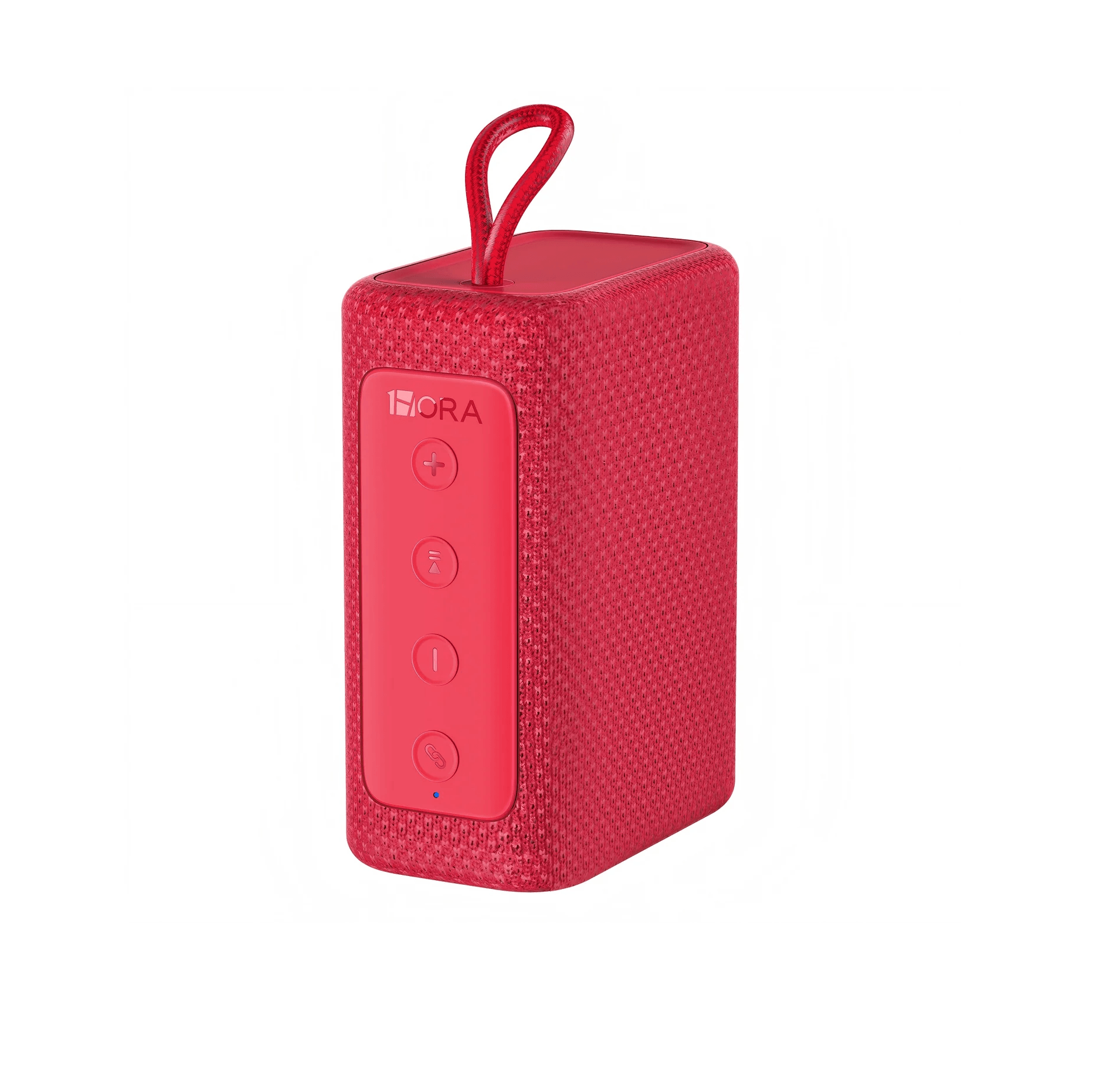 Bocina Bluetooth 1HORA BOC244 Roja Portátil con Sonido Estéreo y TWS — imagen 5