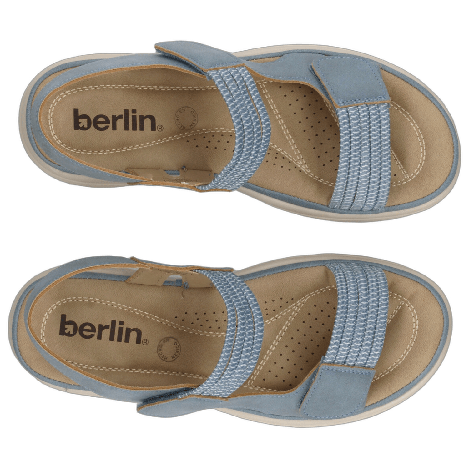 Sandalias Berlin Dama Azul Casual Para Mujer — imagen 11